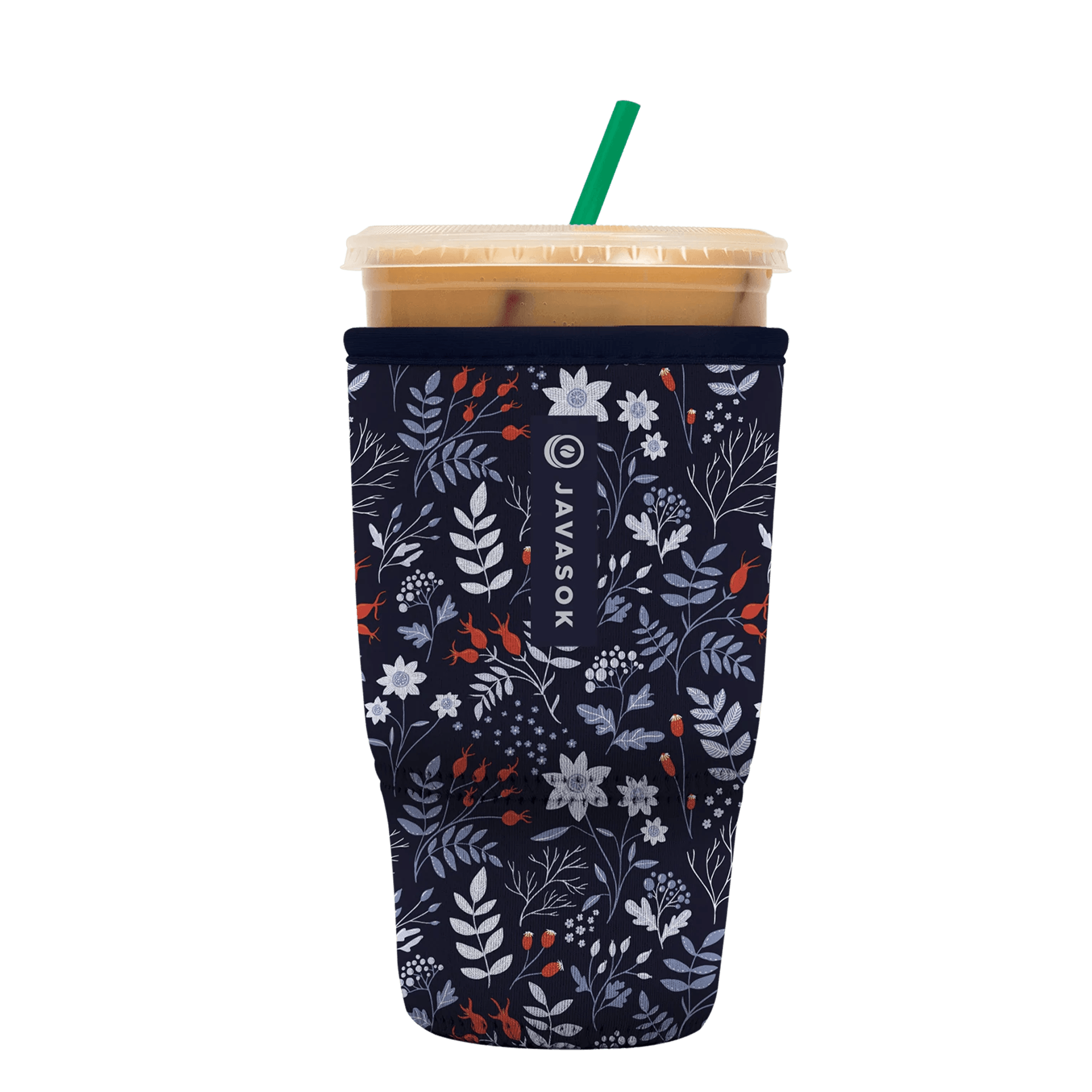 Sok-It JavaSok - Winter Floral Large-30-32oz 17.99 JavaSok-Winter Holiday