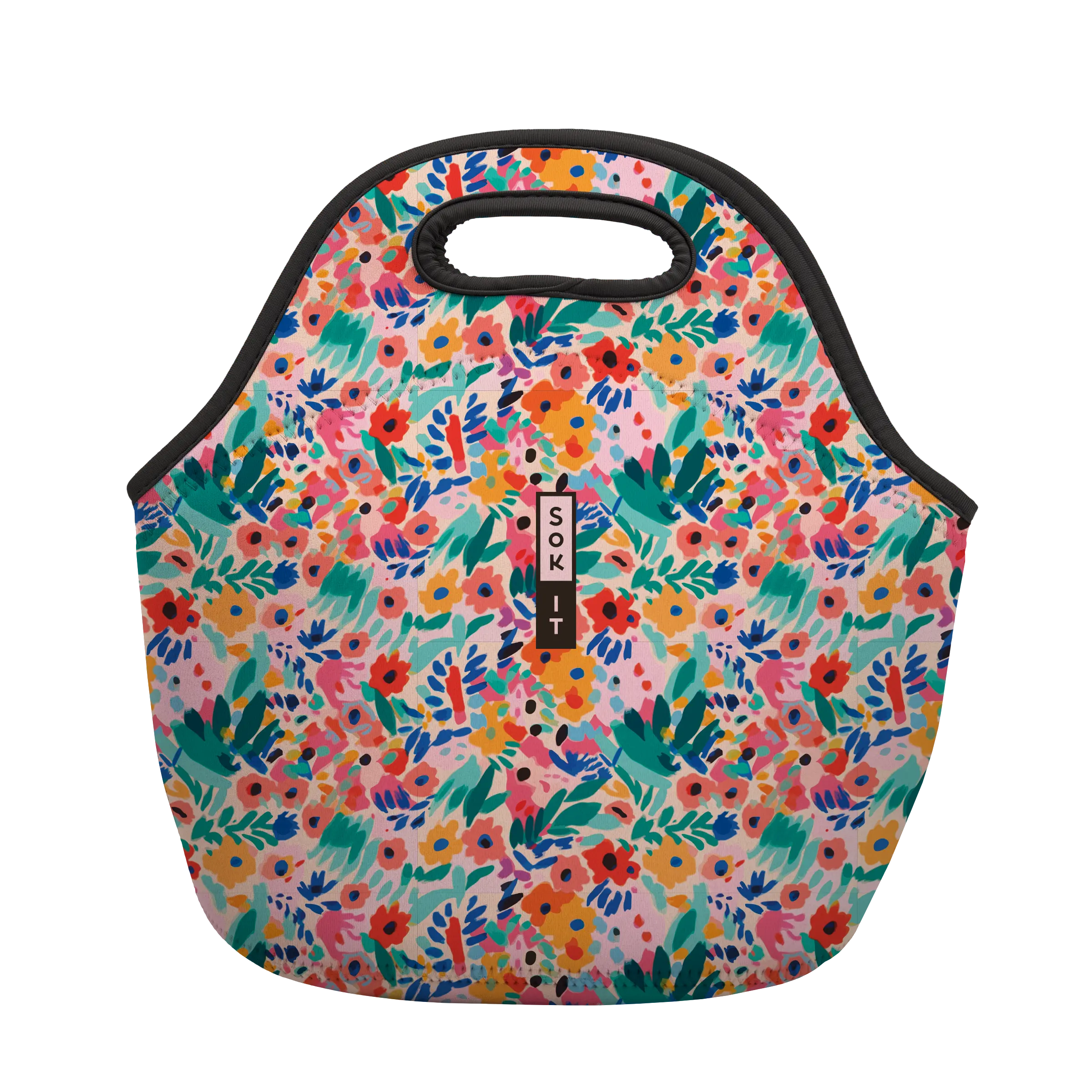 Sok-It LunchTote - Abstract Floral   LunchTote-Evergreen