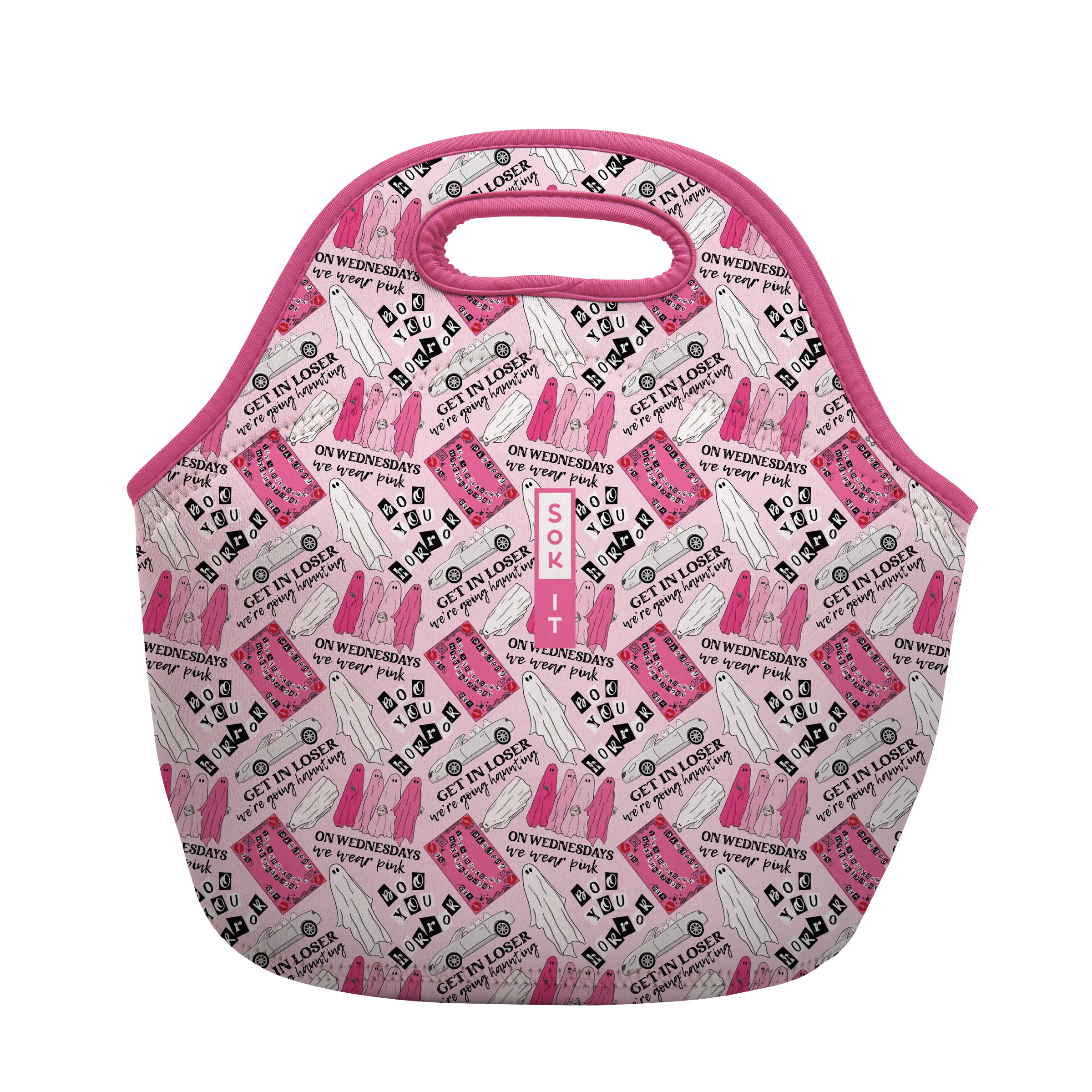 Sok-It LunchTote - She Doesn't Even Ghost Here   LunchTote-Halloween Holiday