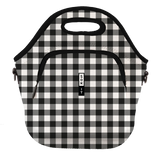 LunchTote XL - B&W Buffalo Check