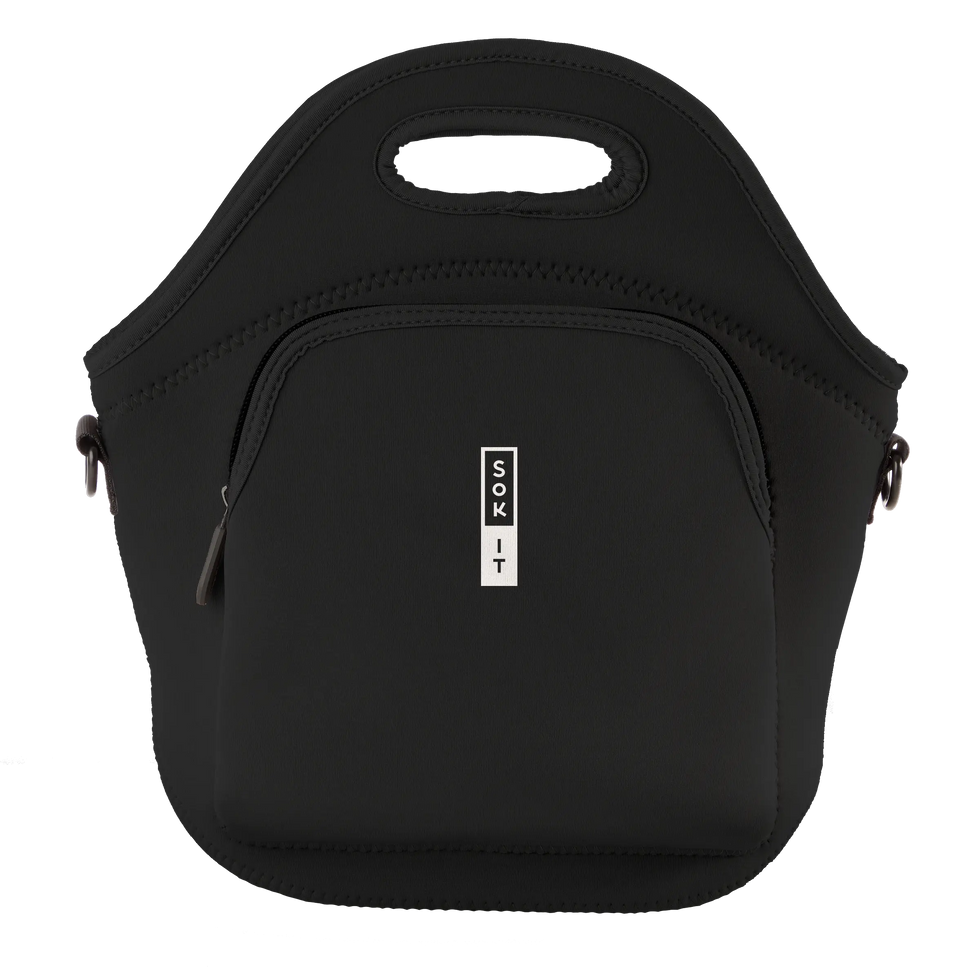 Black Insultated Lunch Bag - LunchToteXL | Sok-It
