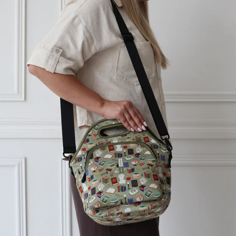 Sok-It LunchTote XL - Book Club   LunchTote-Evergreen