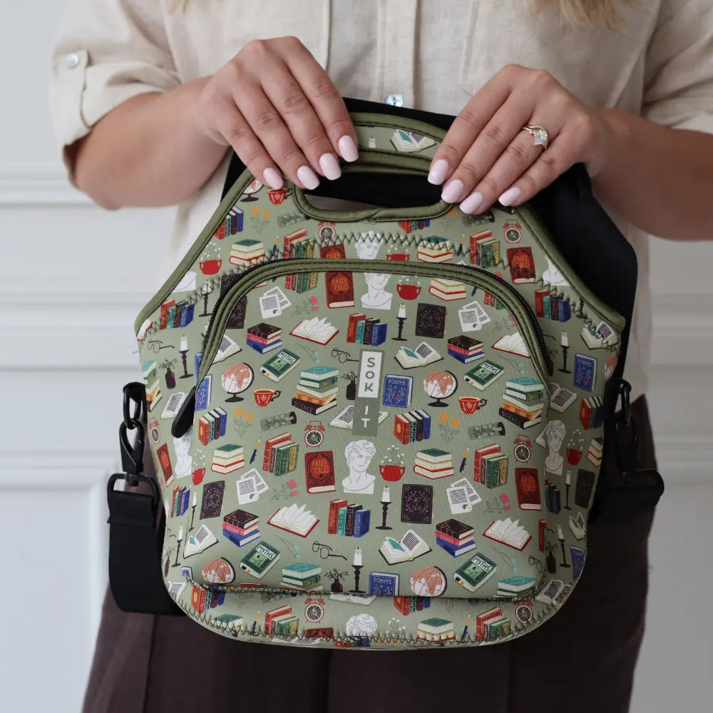 Sok-It LunchTote XL - Book Club   LunchTote-Evergreen