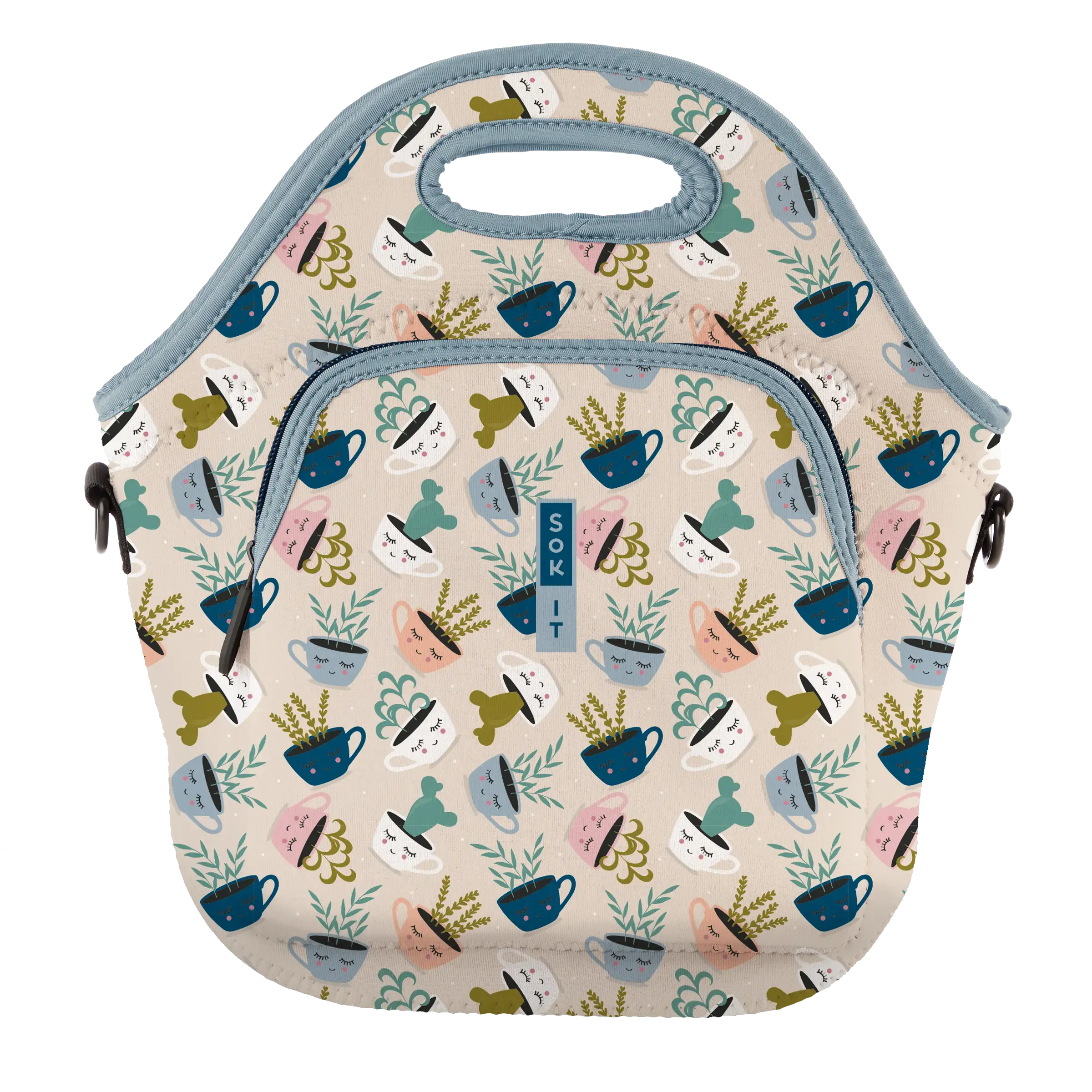 LunchTote XL - Botanical Teacups