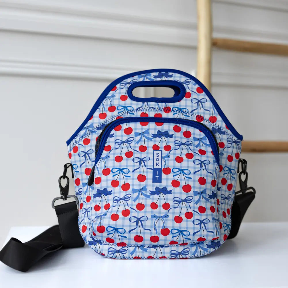 Sok-It LunchTote XL - Cherry Picked   LunchTote-Evergreen