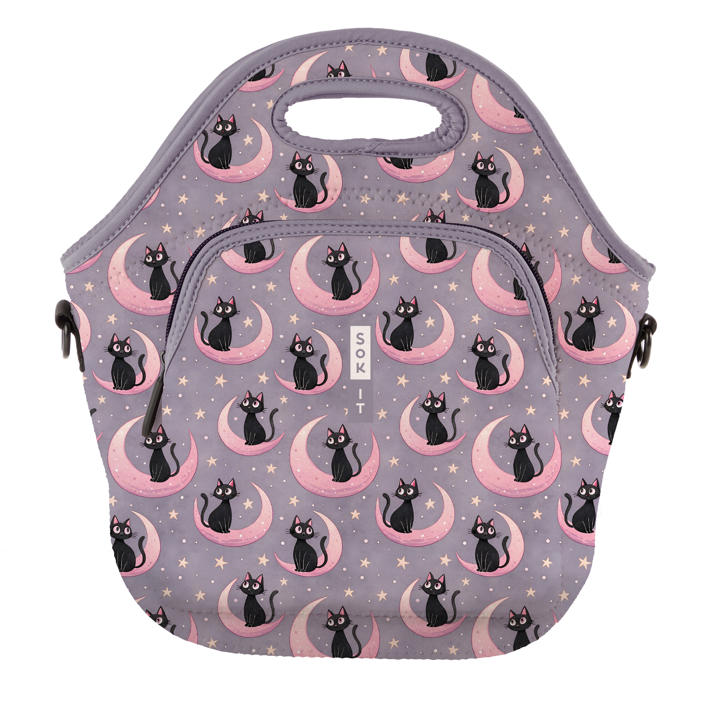 Sok-It LunchTote XL - Crescent Kitty  