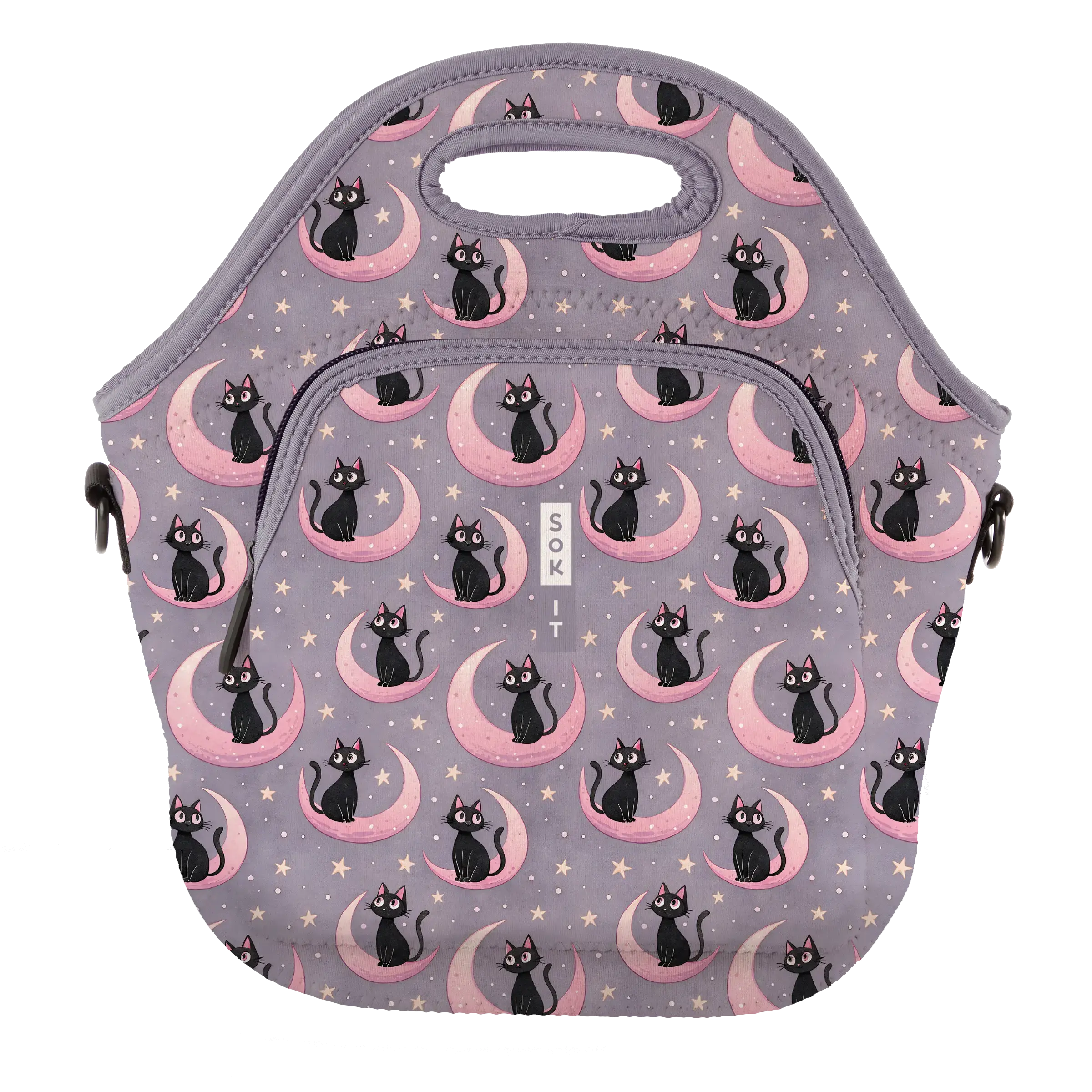 LunchTote XL - Crescent Kitty