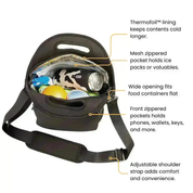 Sok-It LunchTote XL - Rollin' with my Gnomies   LunchTote-Evergreen