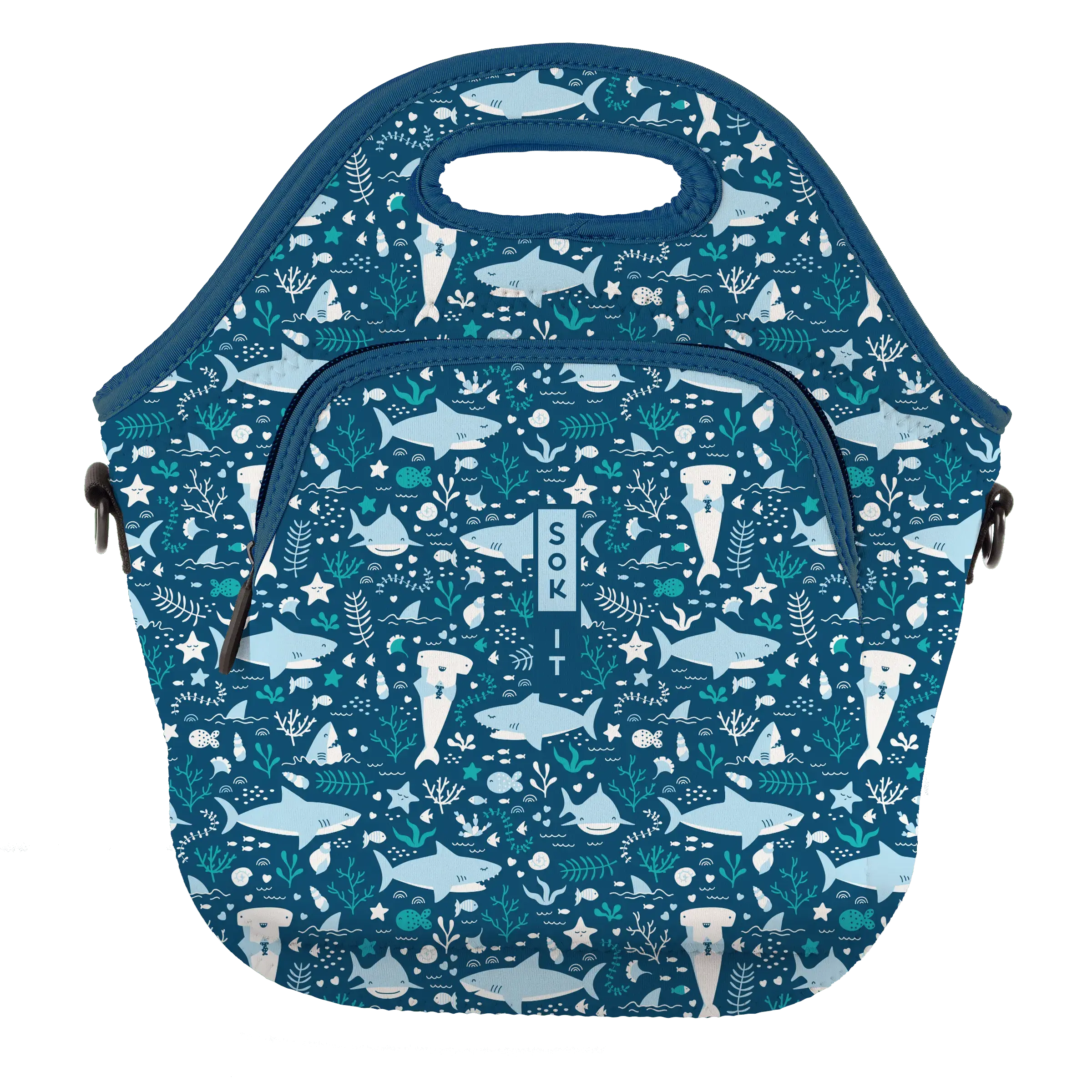 LunchTote XL - Happy Sharks