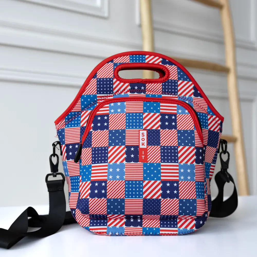 Sok-It LunchTote XL - Patriotic Patchwork   LunchTote-Summer Holiday