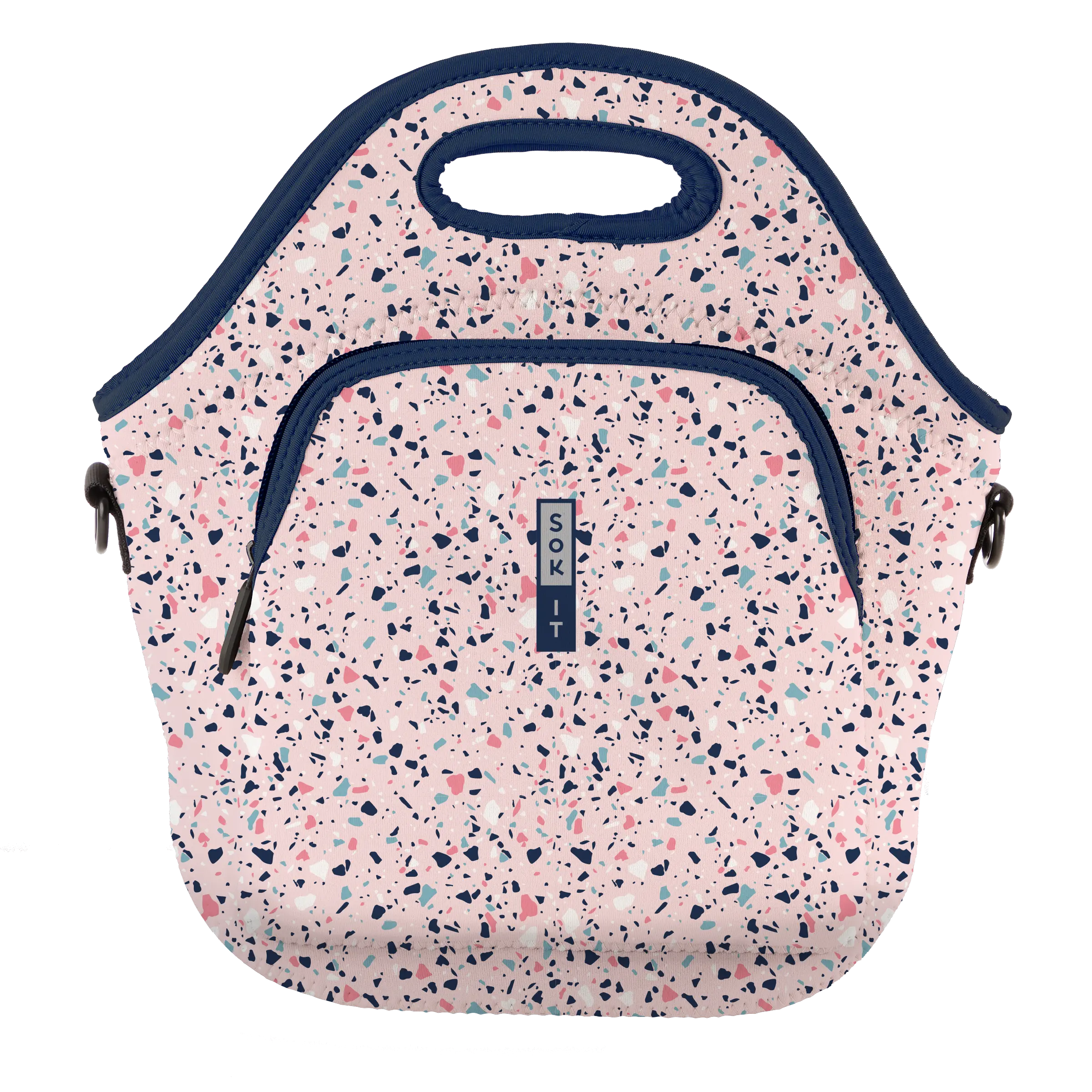 Sok-It LunchTote XL - Pink Terrazzo   LunchTote-Evergreen