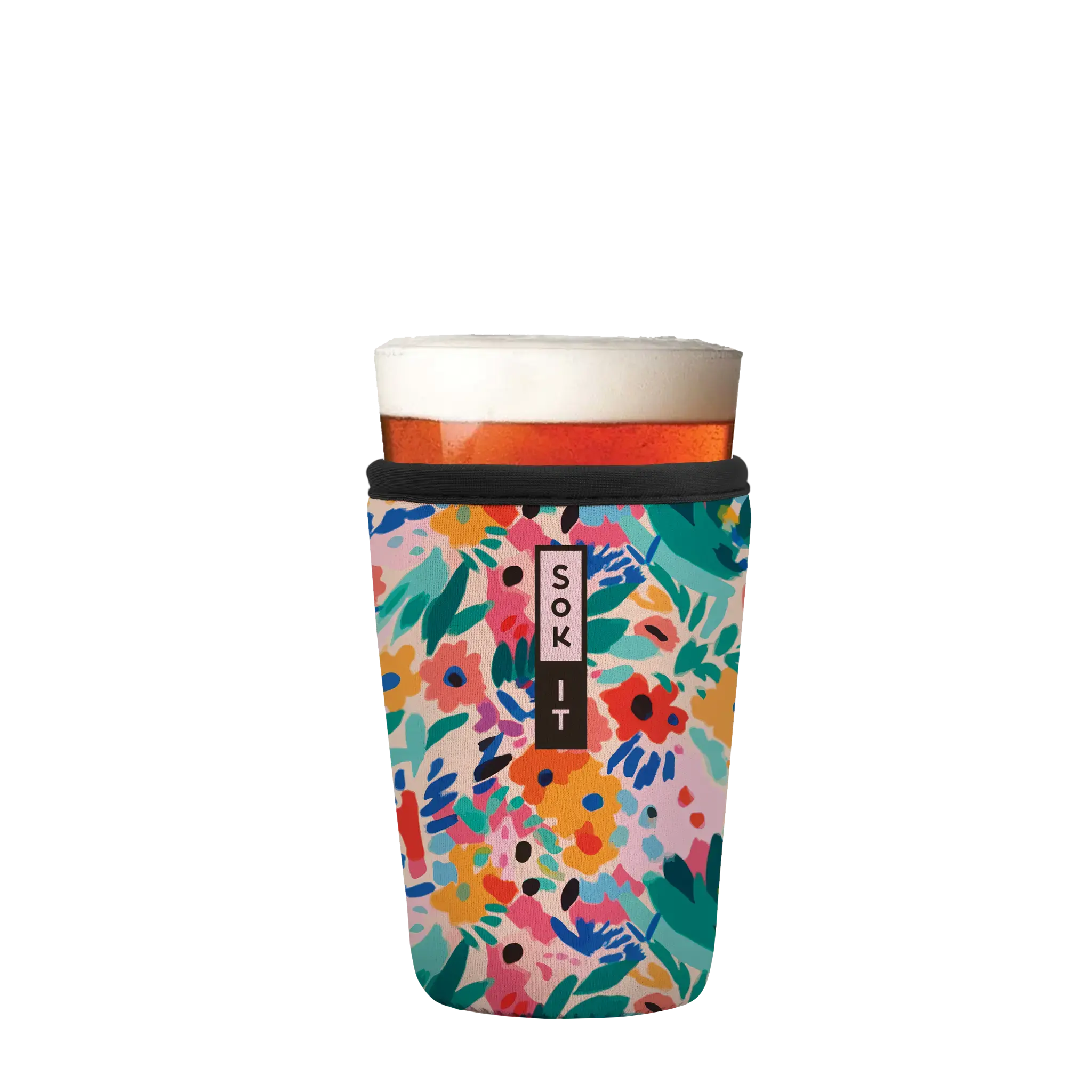 PintGlassSok - Abstract Floral