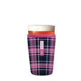 PintGlassSok - Berry Plaid