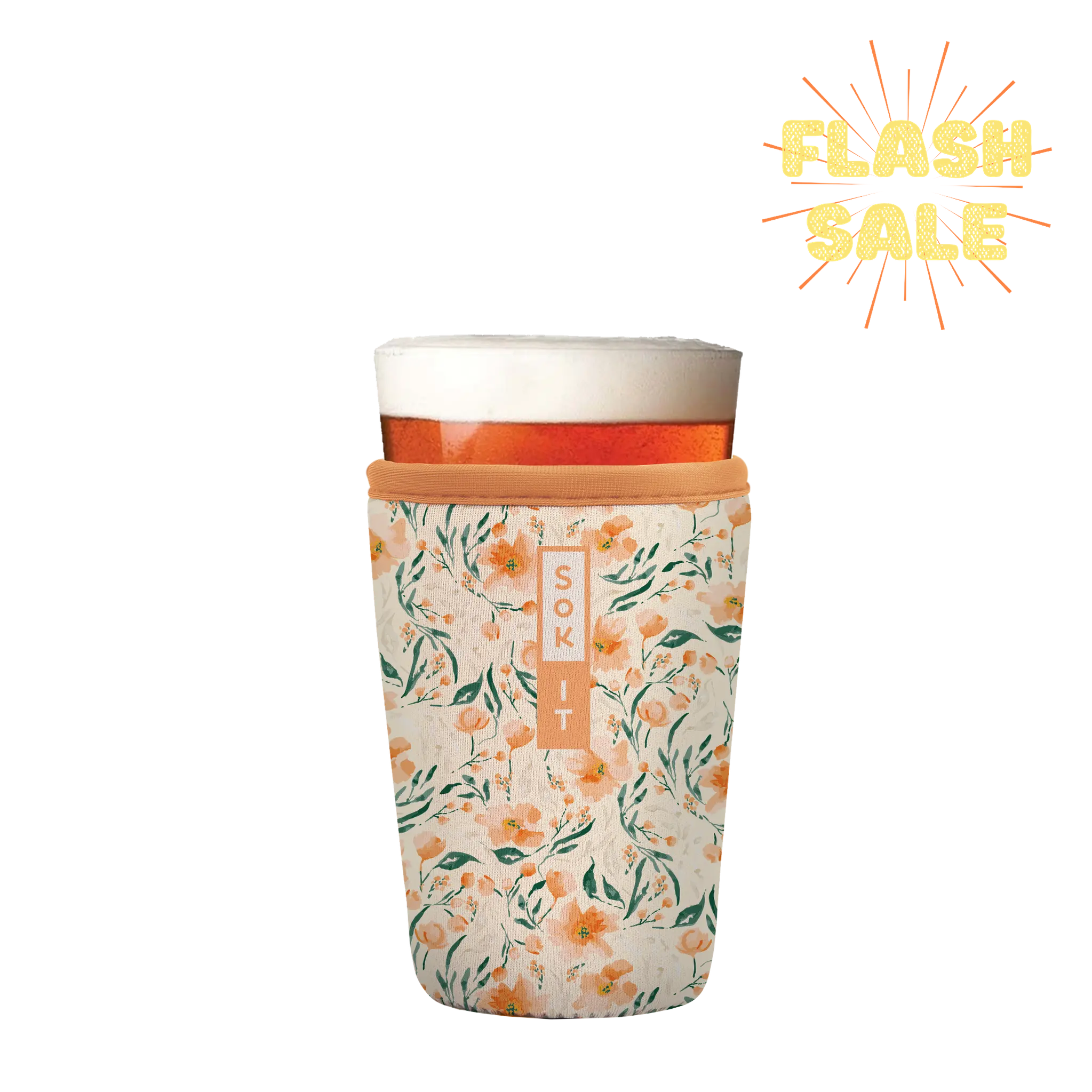 Sok-It PintGlassSok - Blush Blossoms   PintGlassSok-Evergreen