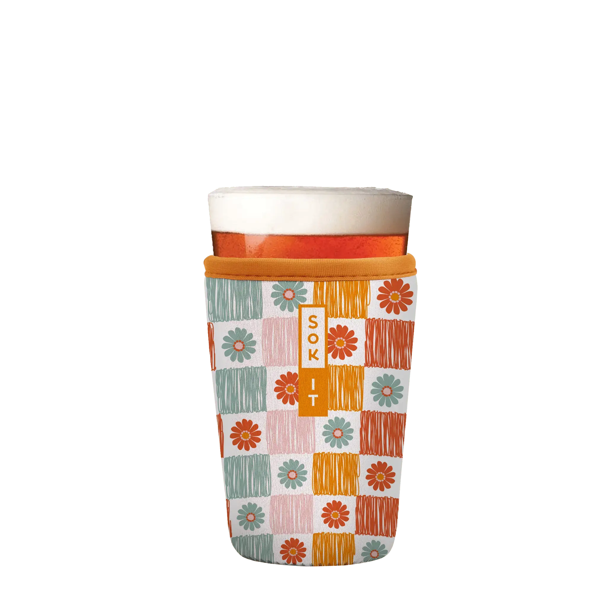 PintGlassSok - Boho Floral