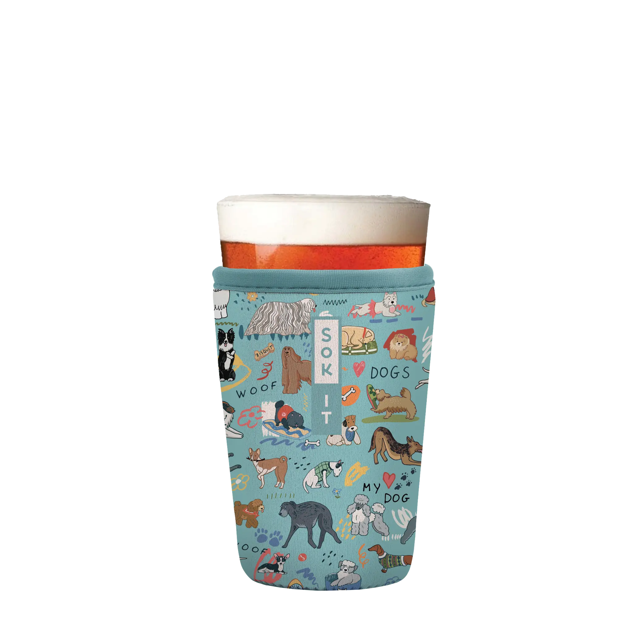 Sok-It PintGlassSok - Dog Days Forever  
