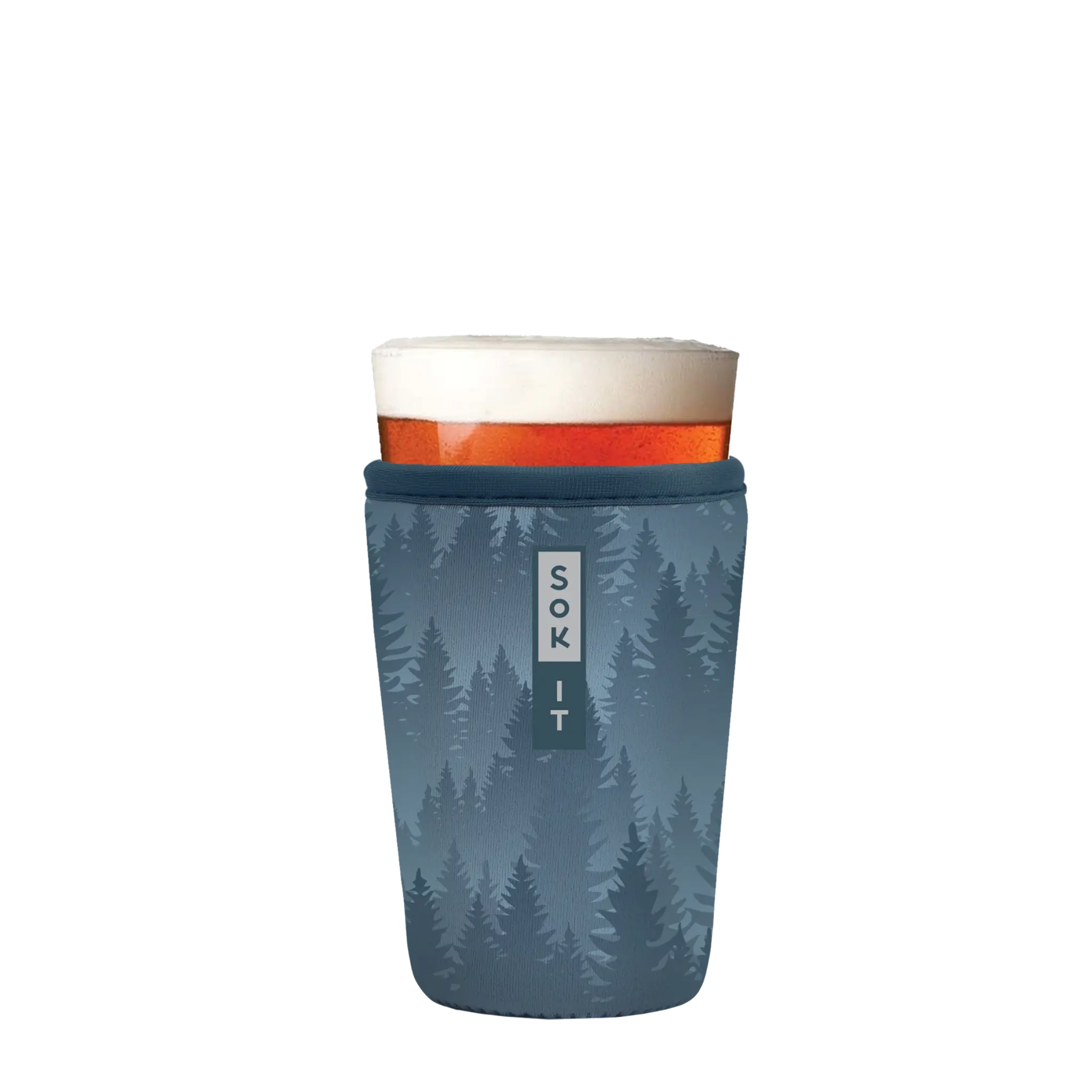 Sok-It PintGlassSok - Foggy Woods   PintGlassSok-Evergreen