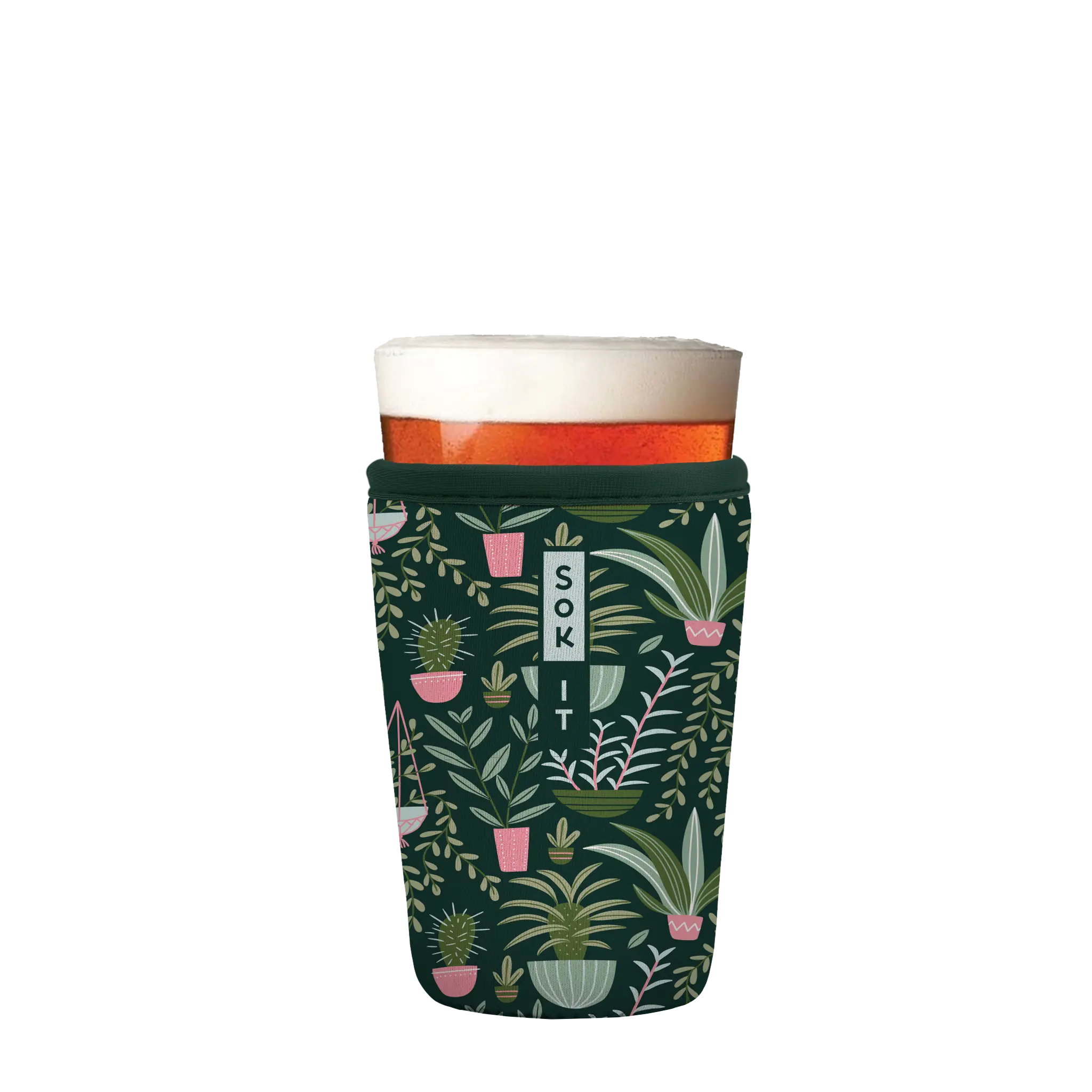 Sok-It PintGlassSok - Green Living   PintGlassSok-Evergreen