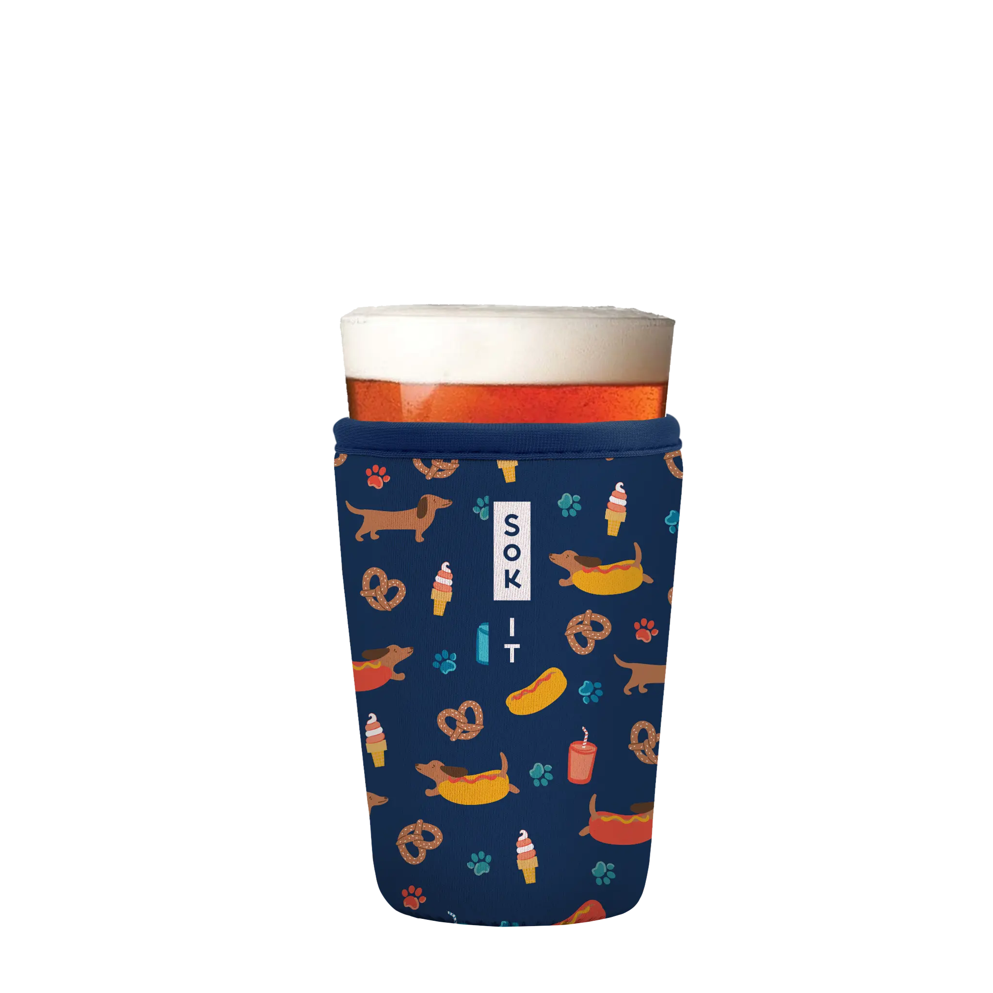 Sok-It PintGlassSok - Hot Dawgs  