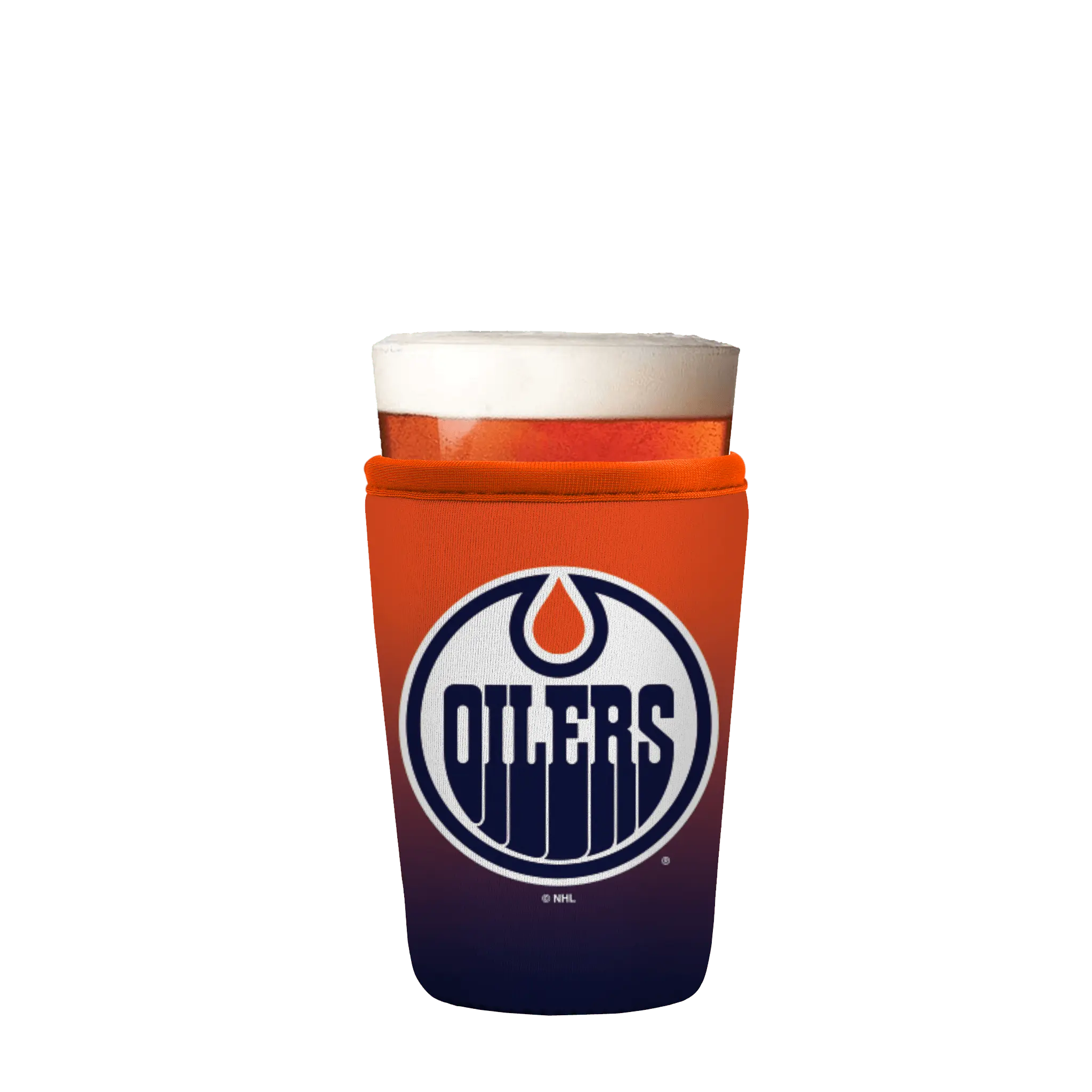 Sok-It PintGlassSok - NHL® Edmonton Oilers® Ombre 16-Pint-Glass 20.99 PintGlassSok-NHL