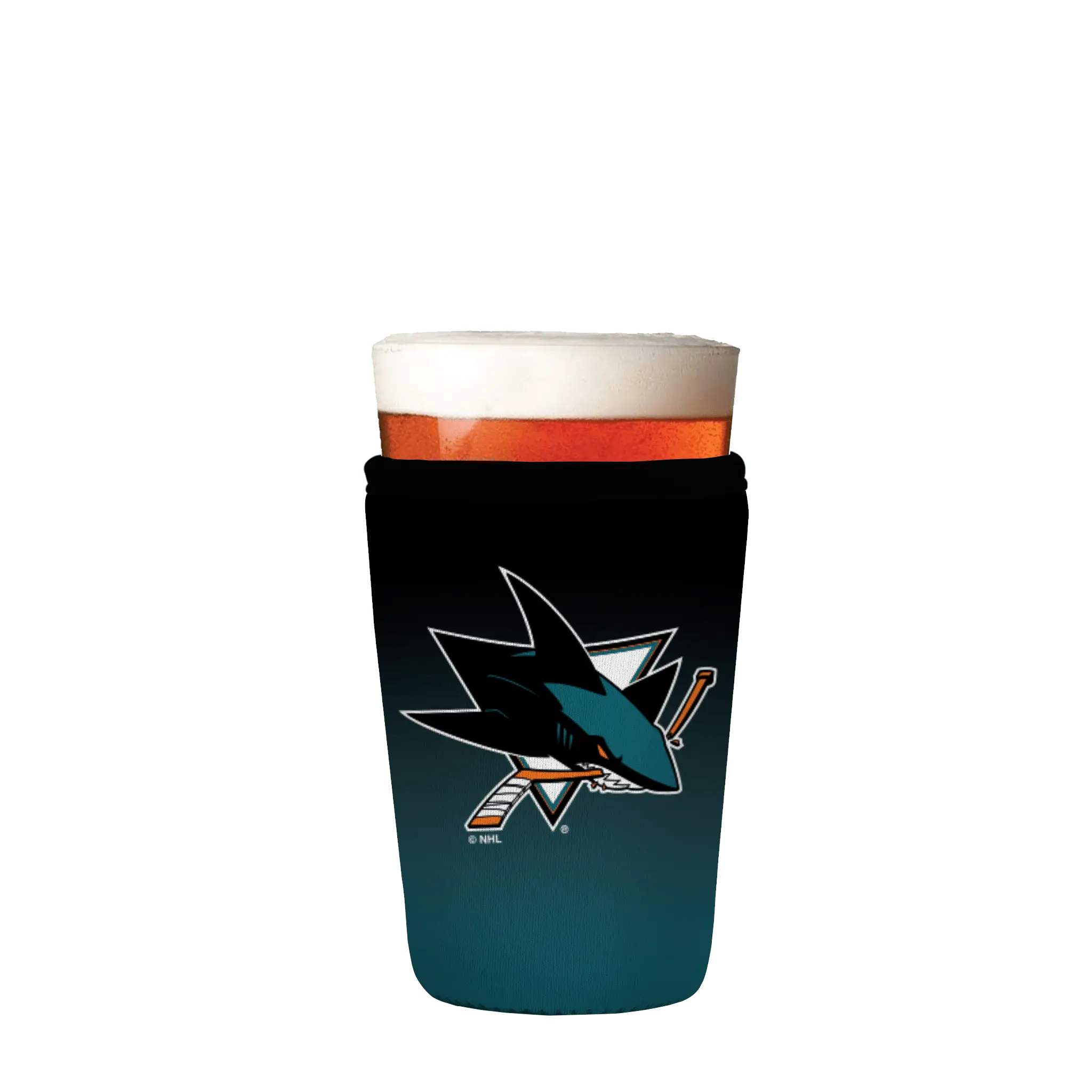 Sok-It PintGlassSok - NHL® San Jose Sharks® Ombre 16-Pint-Glass 20.99 PintGlassSok-NHL