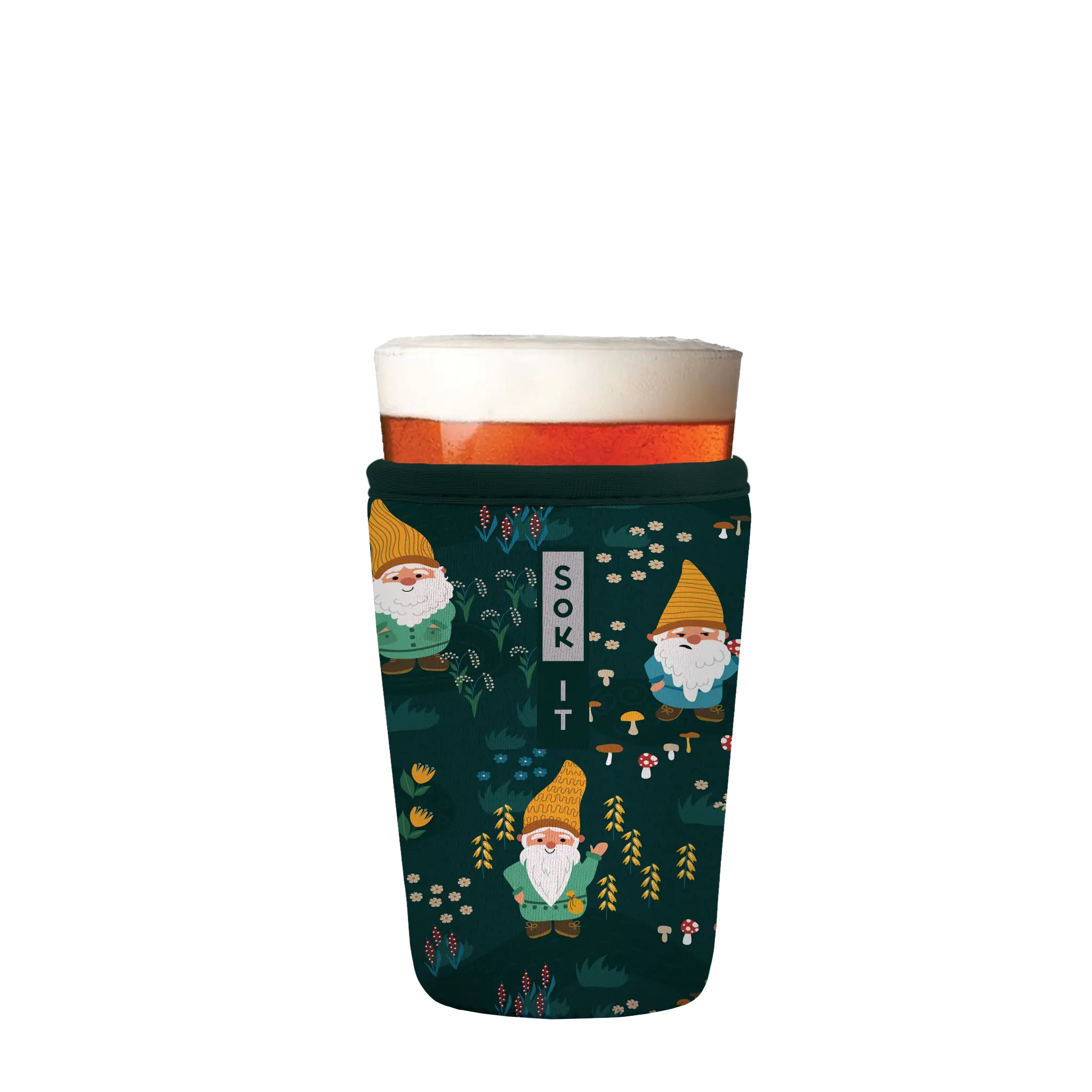 Sok-It PintGlassSok - Rollin' with my Gnomies   PintGlassSok-Evergreen
