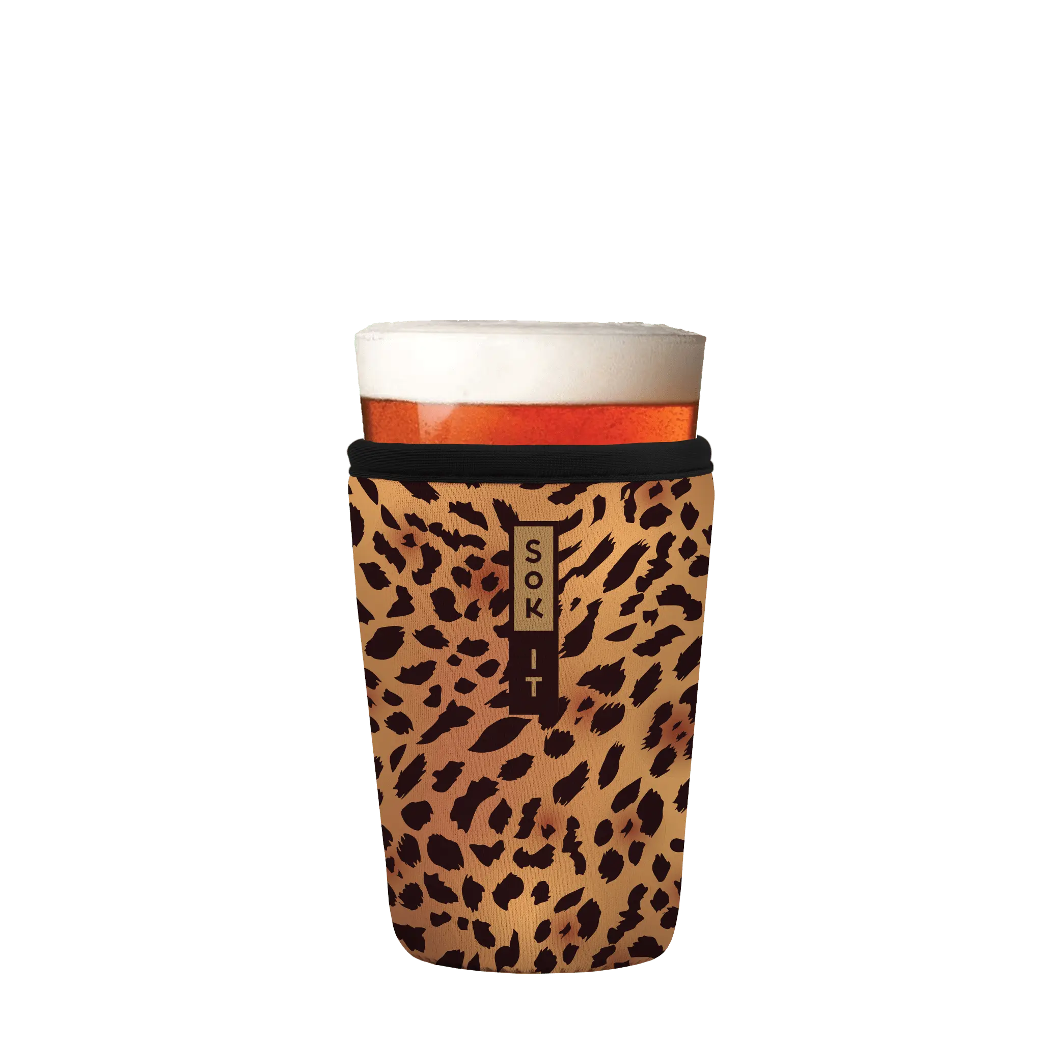 Sok-It PintSok - Classic Leopard 16oz-Pint-Glass 16.99 PintGlassSok-Animal Prints