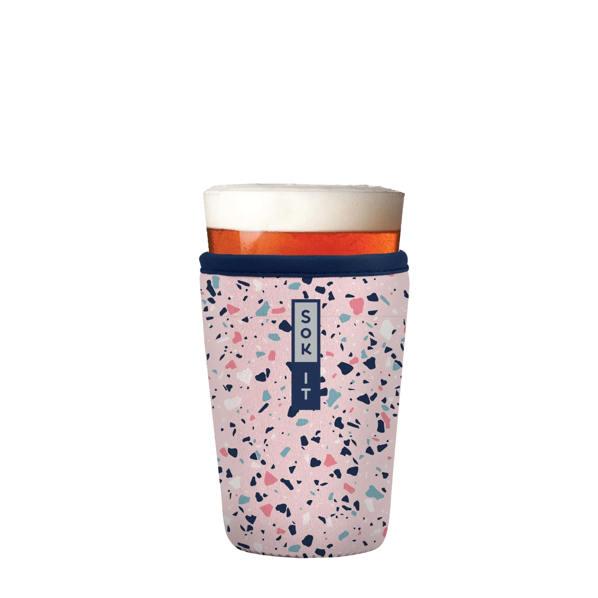 PintGlassSok - Pink Terrazzo