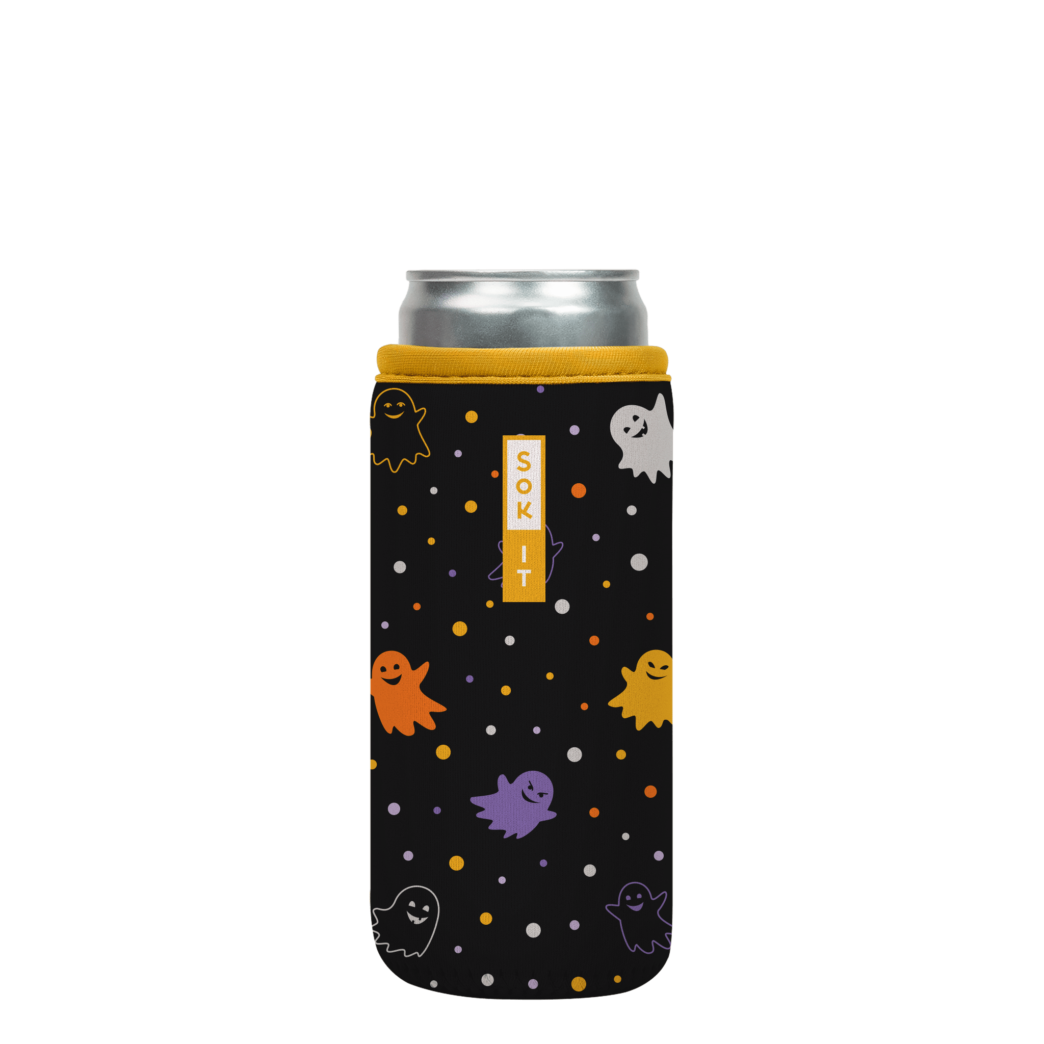 CanSok Ghost Party 12oz Slim Can