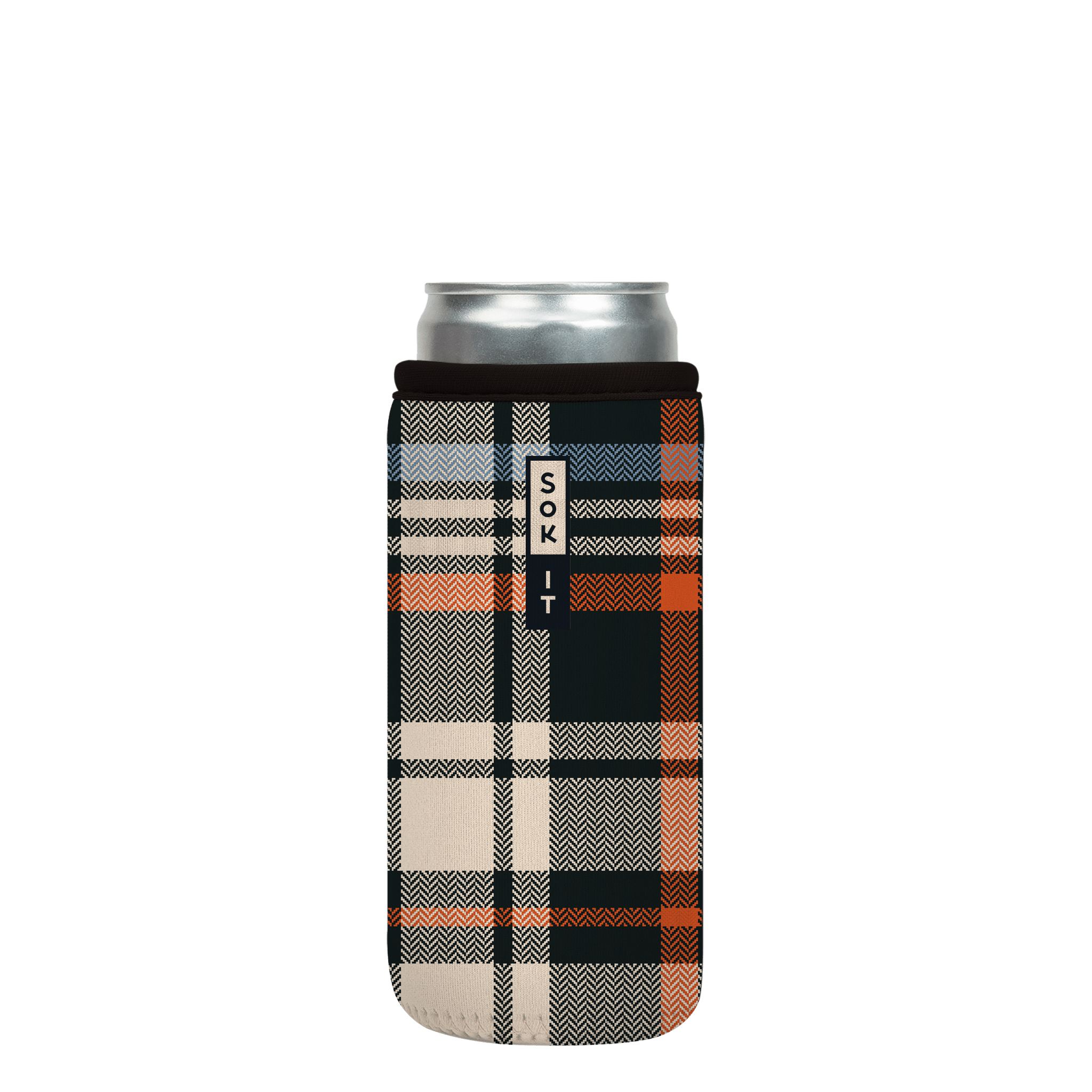 CanSok Fall Flannel 12oz Slim Can