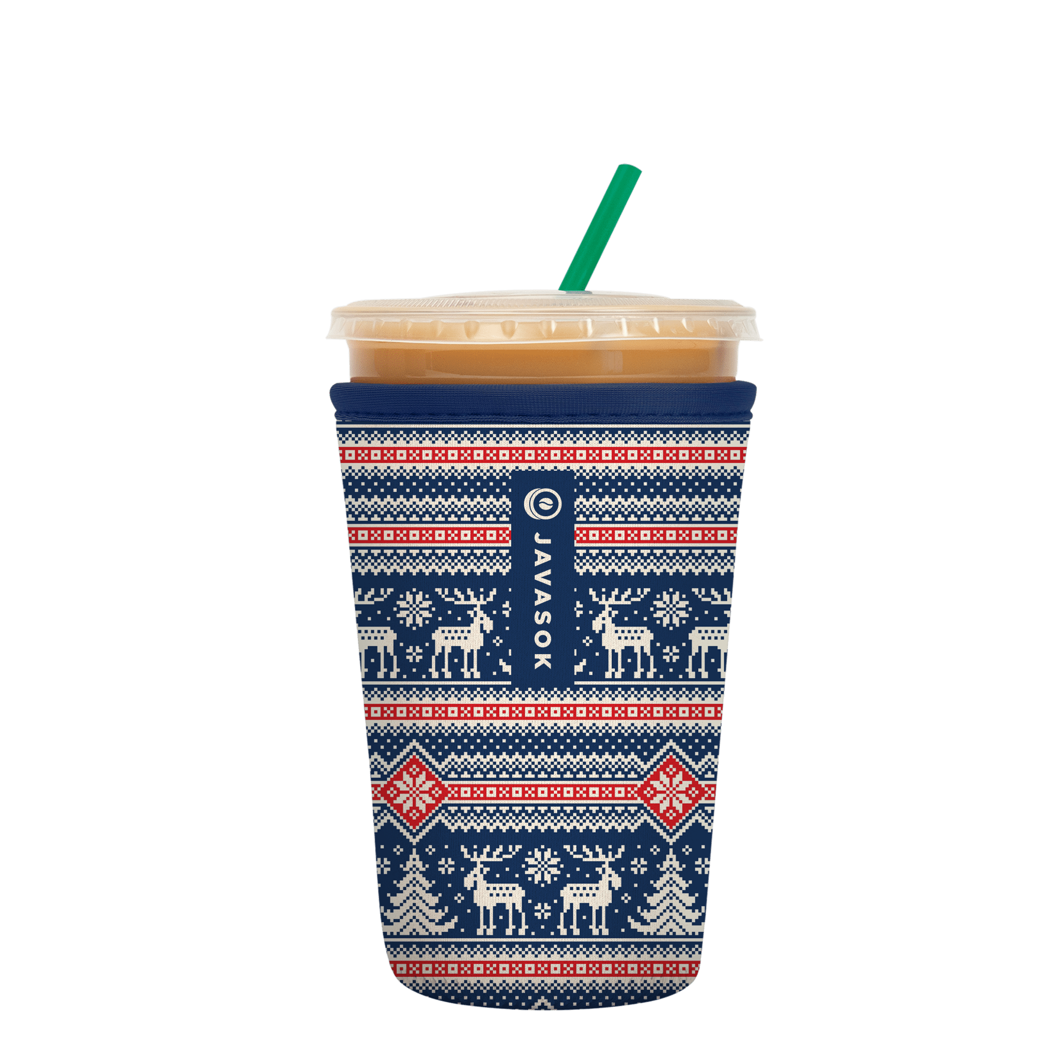 Ocean Hues Stainless Steel Straw Cup - Royal Blue - Caribou Coffee