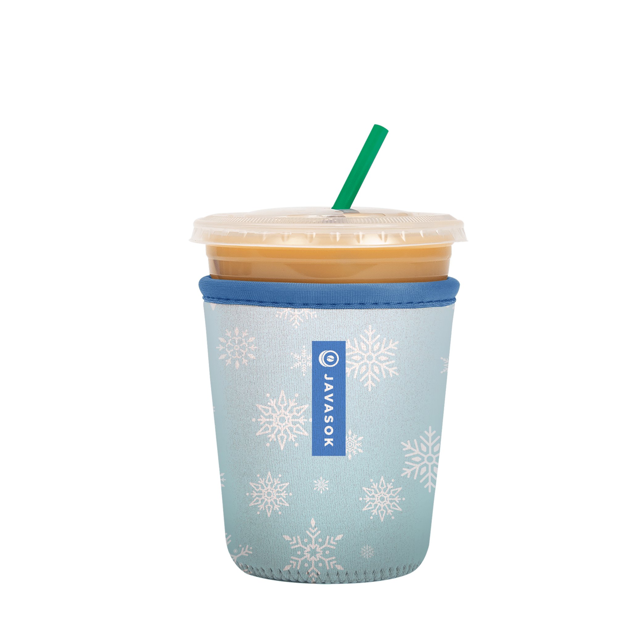 STARBUCKS Happy Holidays 16oz Cold Cup & Instant Iced Coffee Gift Set  Snowflakes