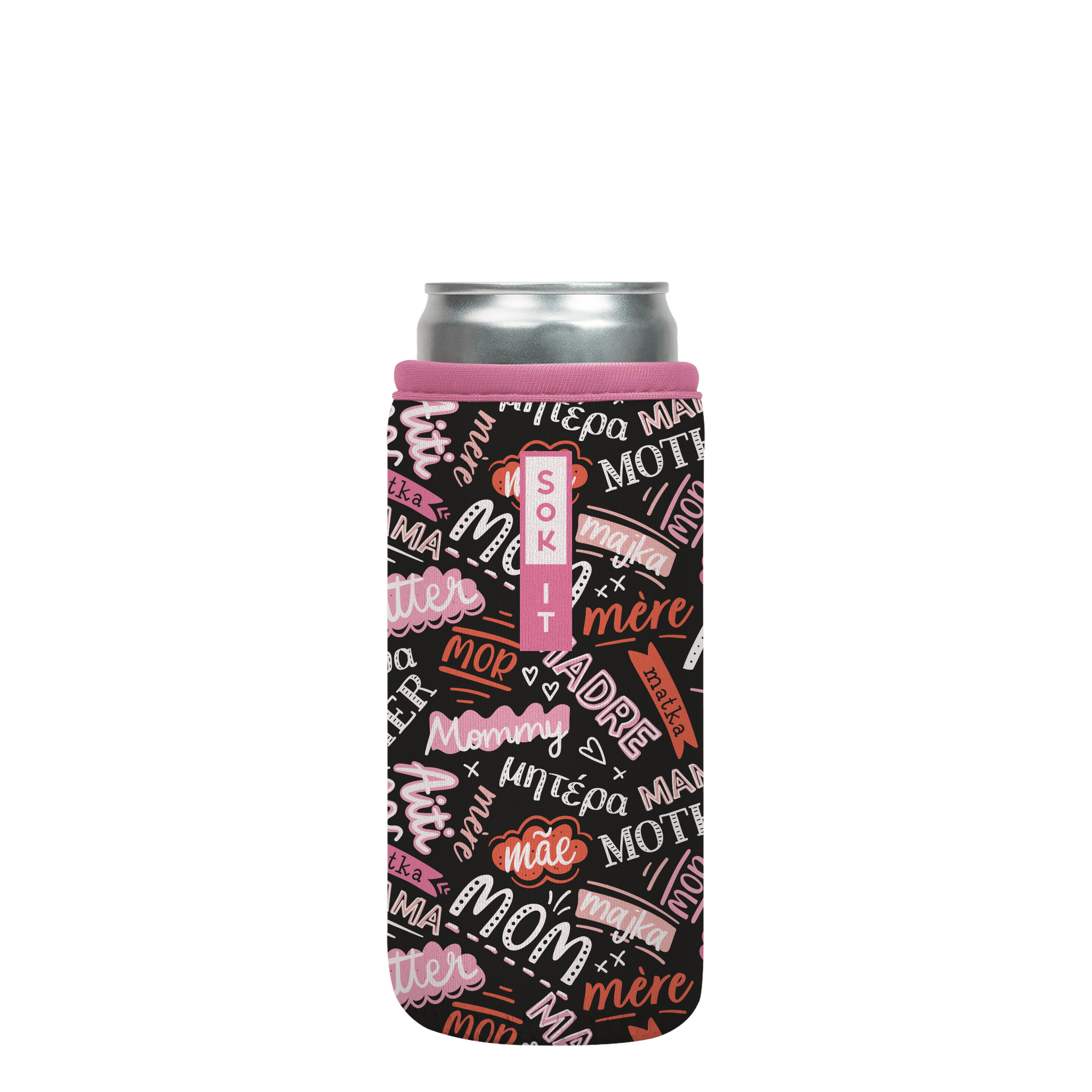CanSok-Mothers Day Mom Love 12oz Slim Can