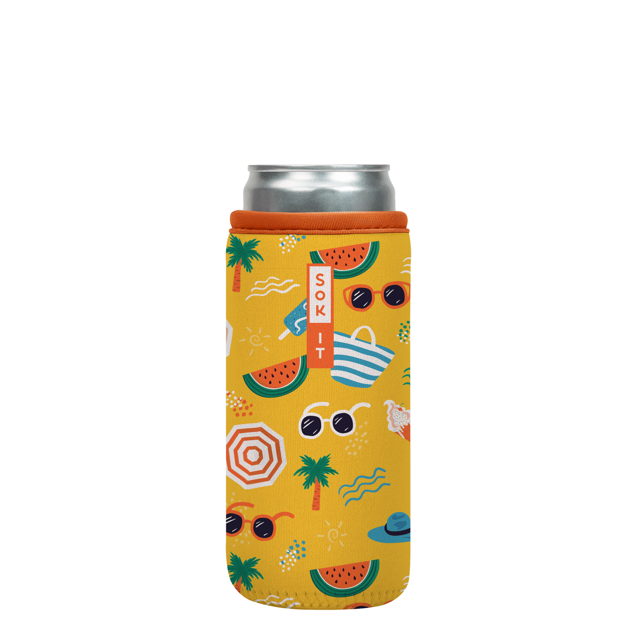 CanSok-Summertime 12oz Slim Can 
