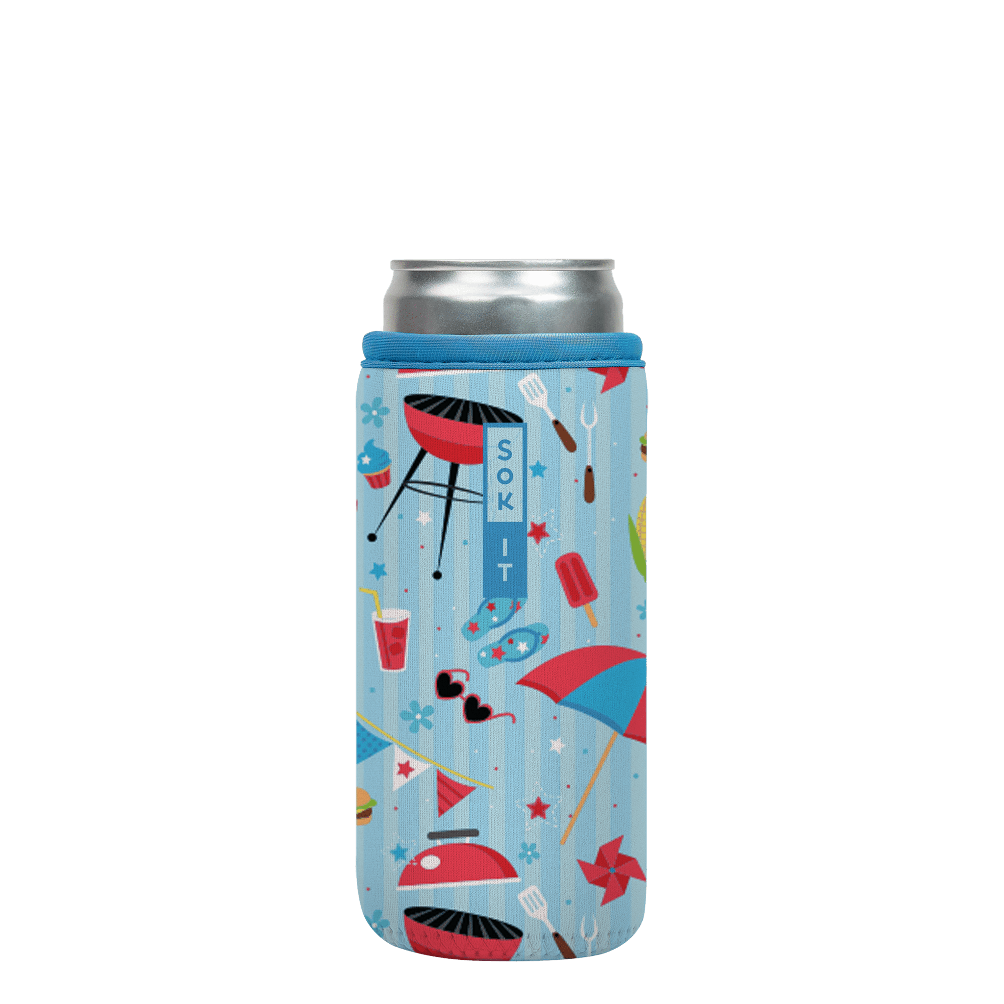 CanSok-Summertime 12oz Slim Can 