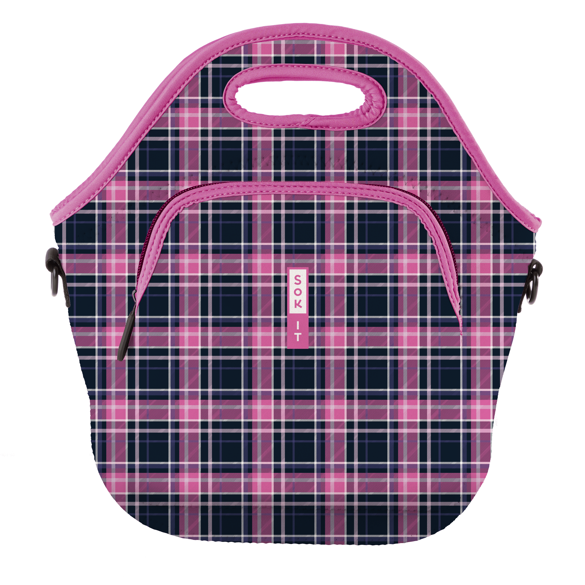 LunchTote XL - Berry Plaid 