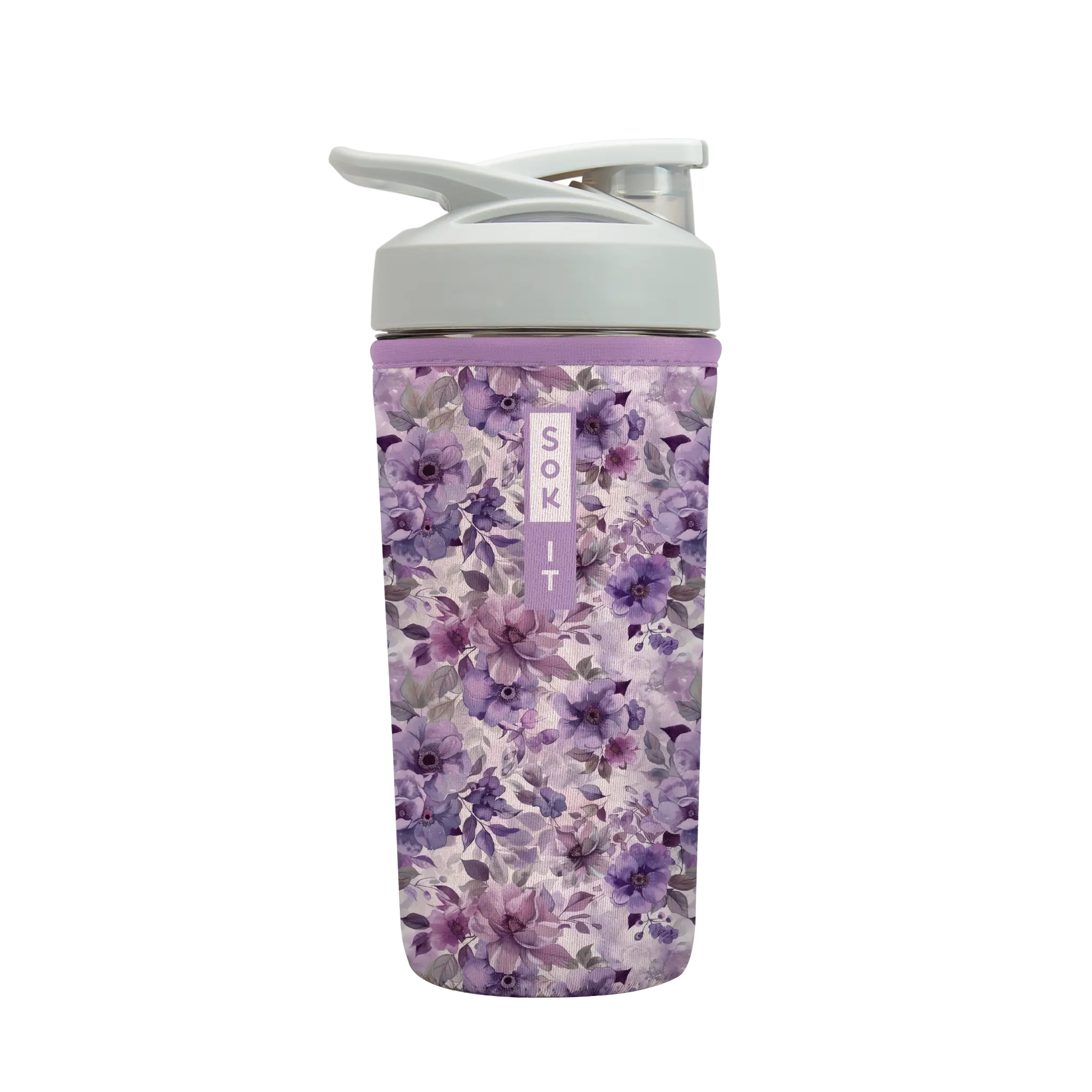 Sok-It BotlSok for Blender Style Bottle - Lilac Meadows  