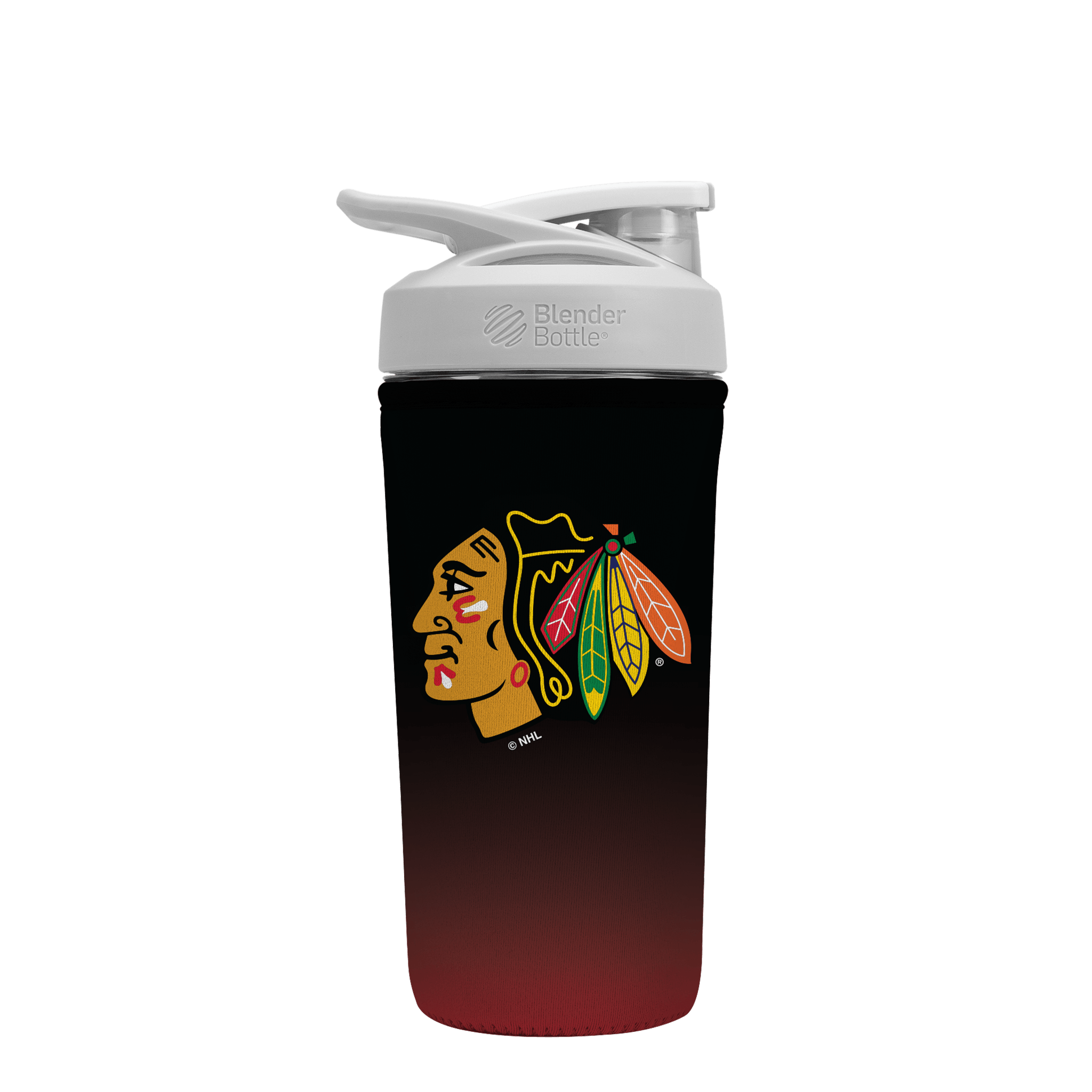 BotlSok NHL Chicago Blackhawks Ombre 28-30oz Bottle