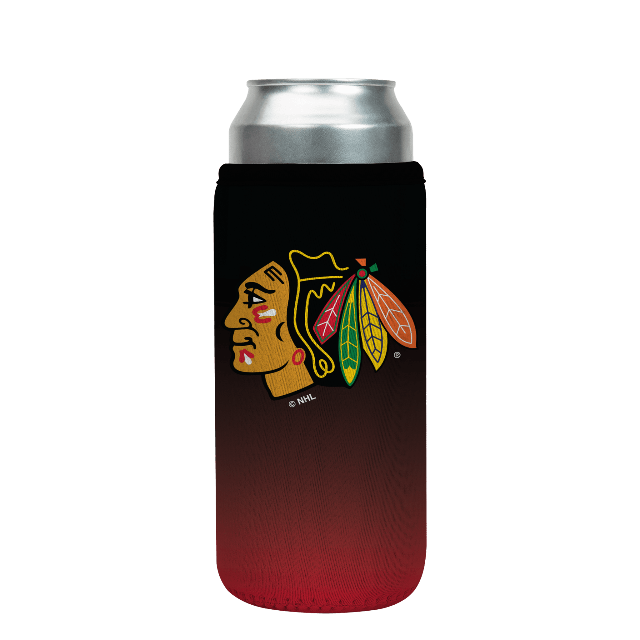 CanSok NHL Chicago Blackhawks Ombre 25oz Can