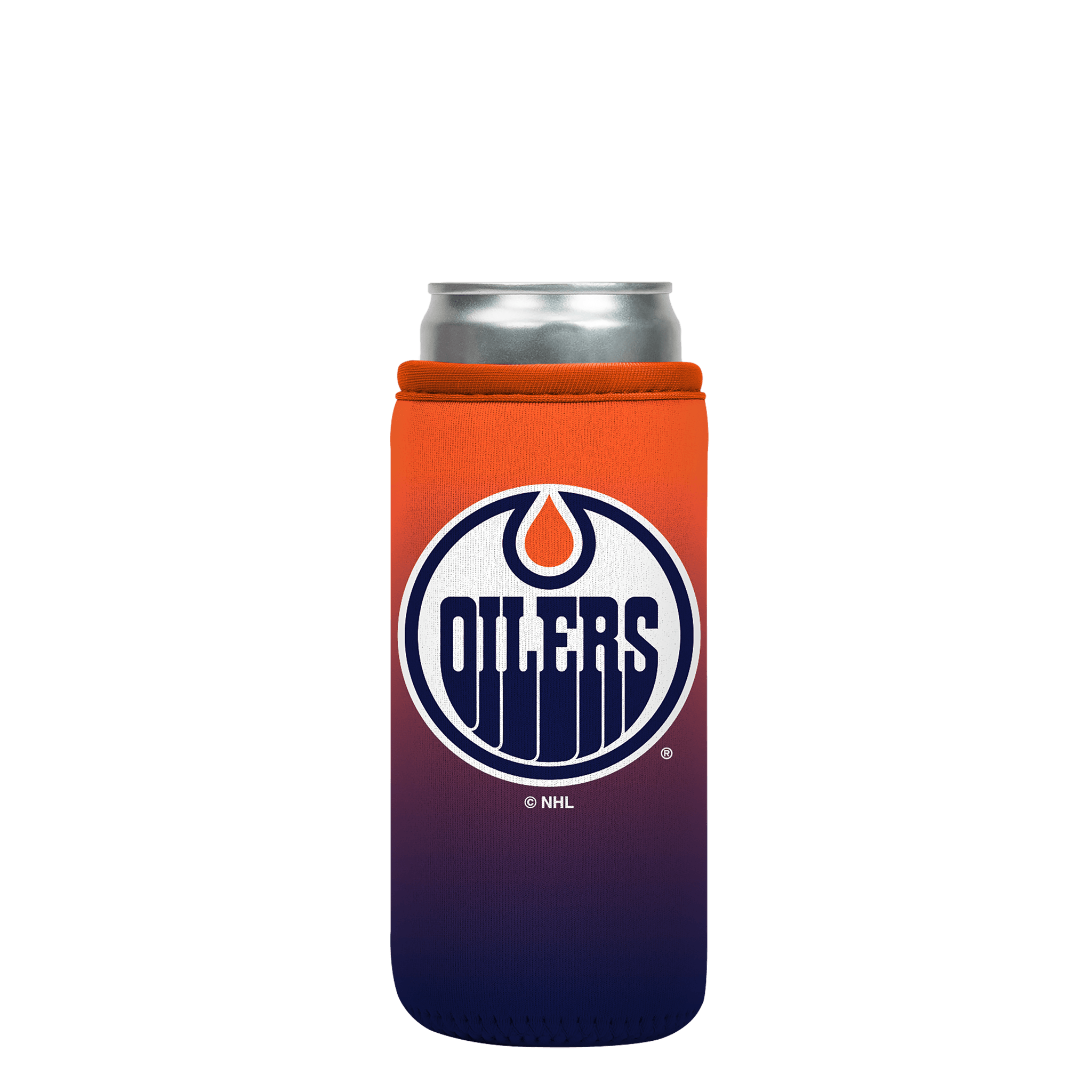 CanSok NHL Edmonton Oilers Ombre 12oz Slim Can
