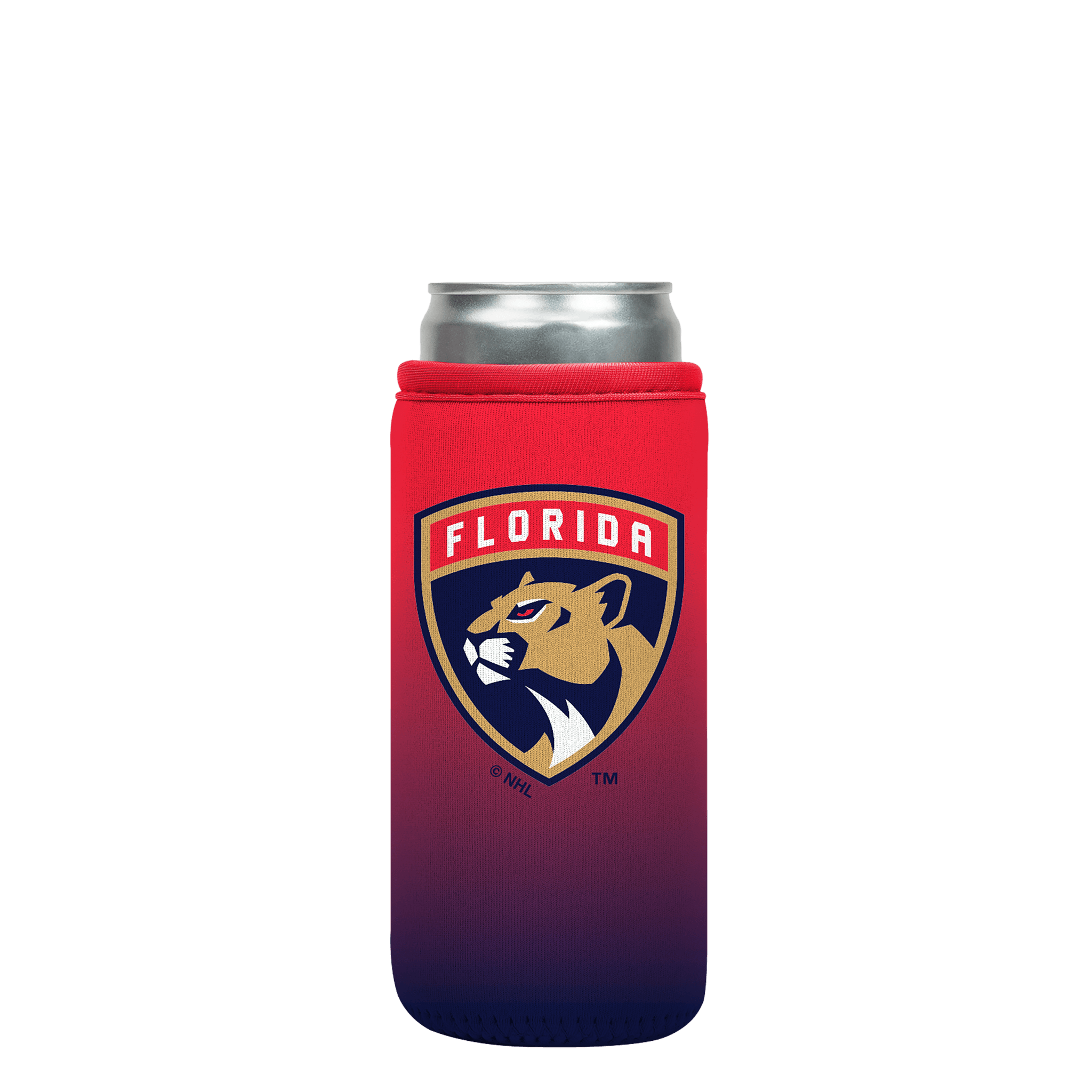 CanSok NHL Florida Panthers Ombre 12oz Slim Can