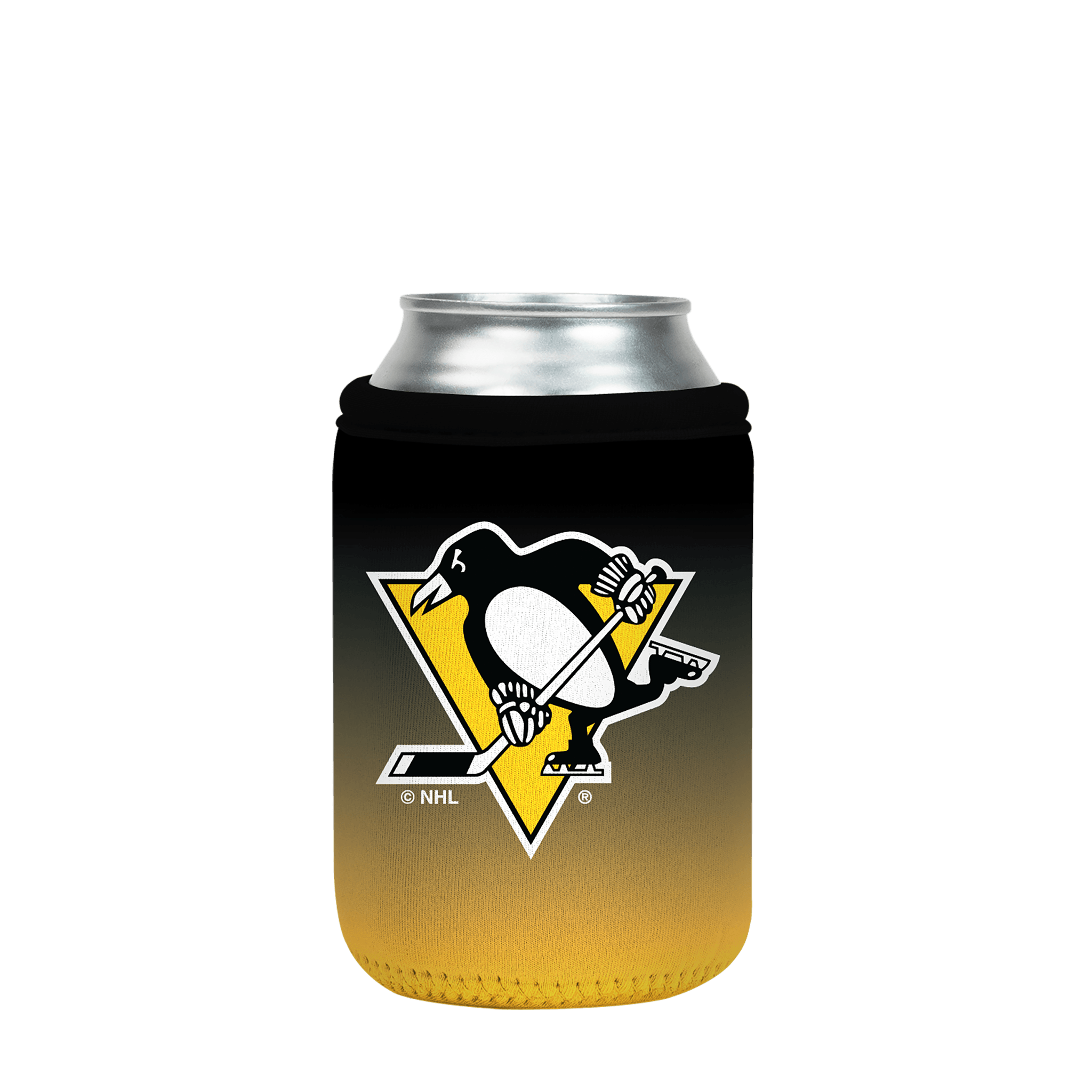 CanSok NHL Pittsburgh Penguins Ombre 12oz Slim Can