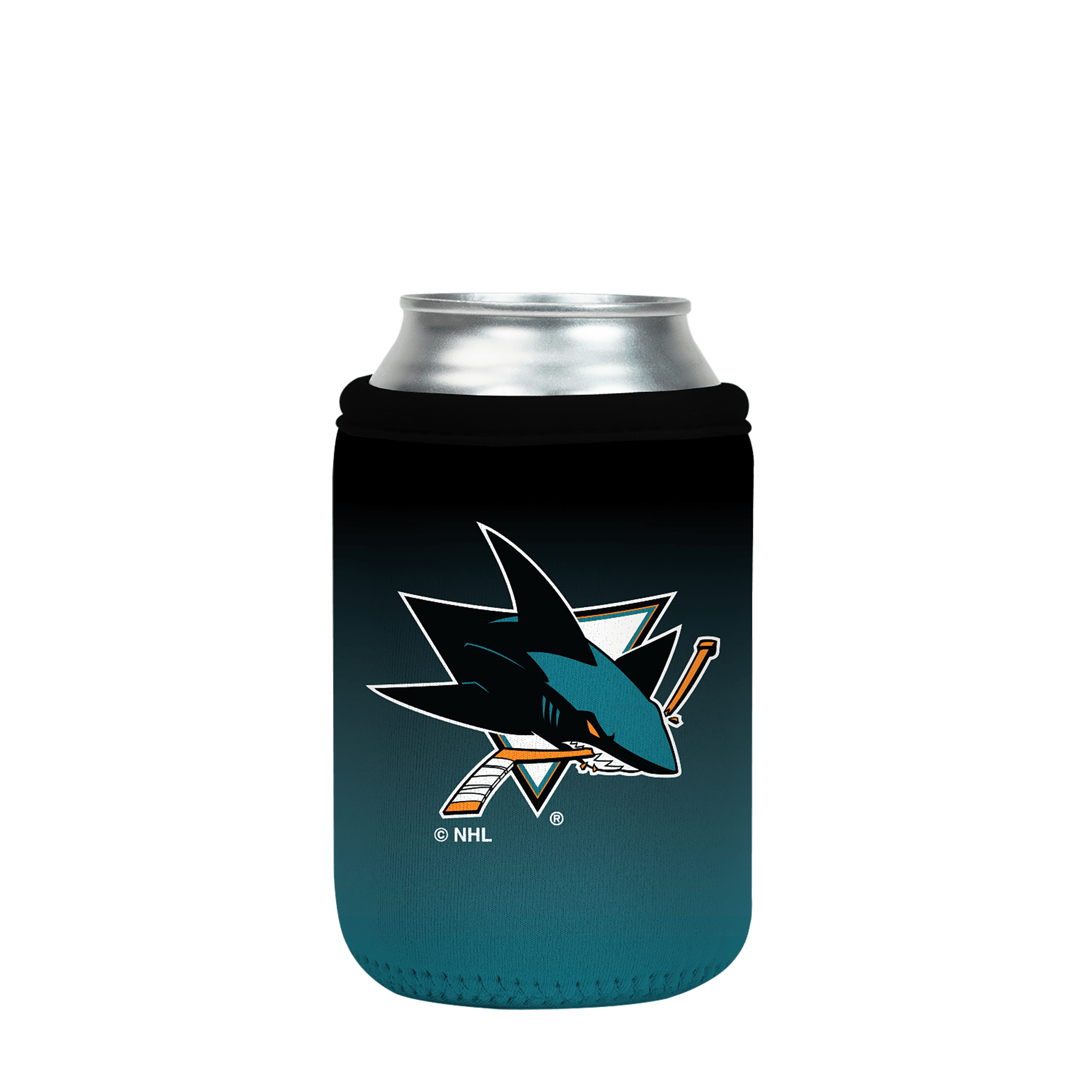 CanSok NHL San Jose Sharks Ombre 12oz Slim Can