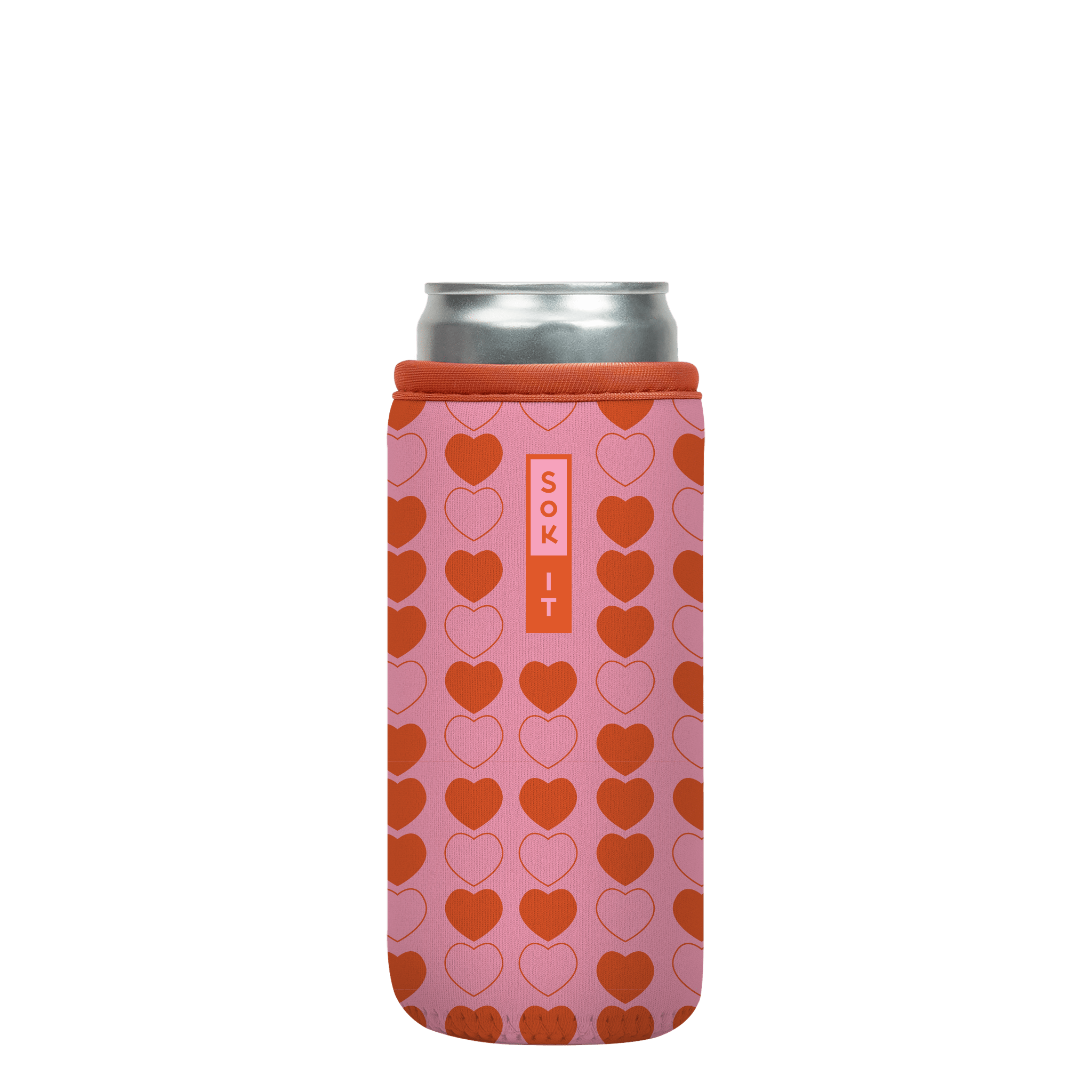 CanSok Sweet Hearts 12oz Slim Can