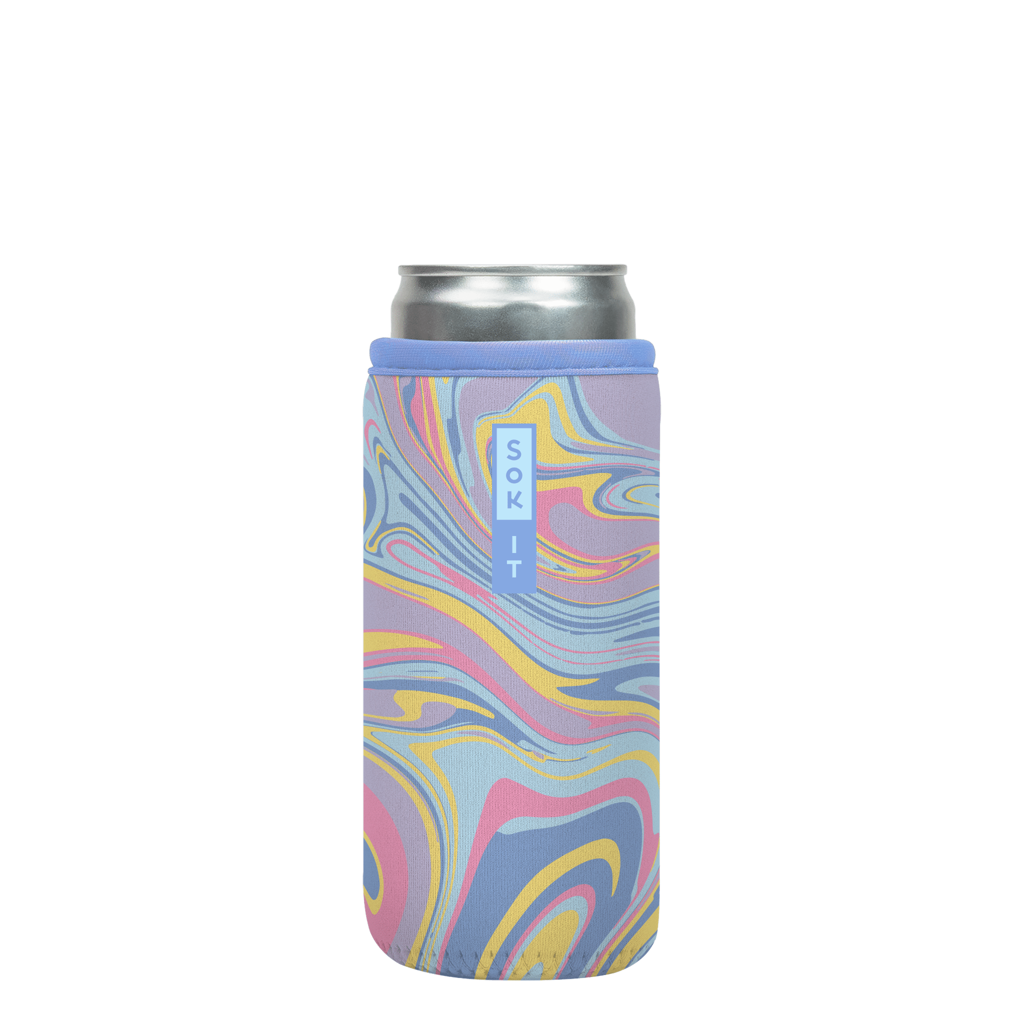 CanSok Psychedelic Swirl 12oz Slim Can