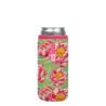 CanSok Pink Peonies 12oz Slim Can