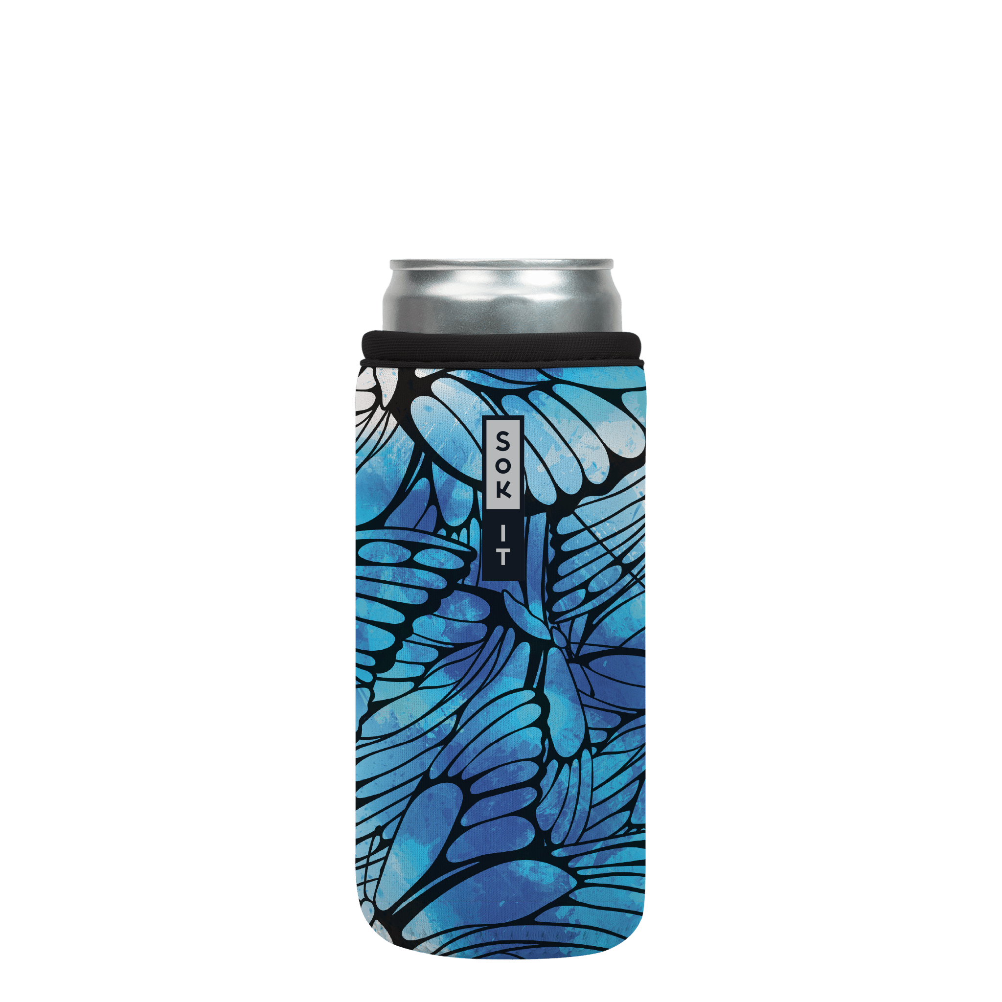 CanSok Butterfly Oasis 12oz Slim Can