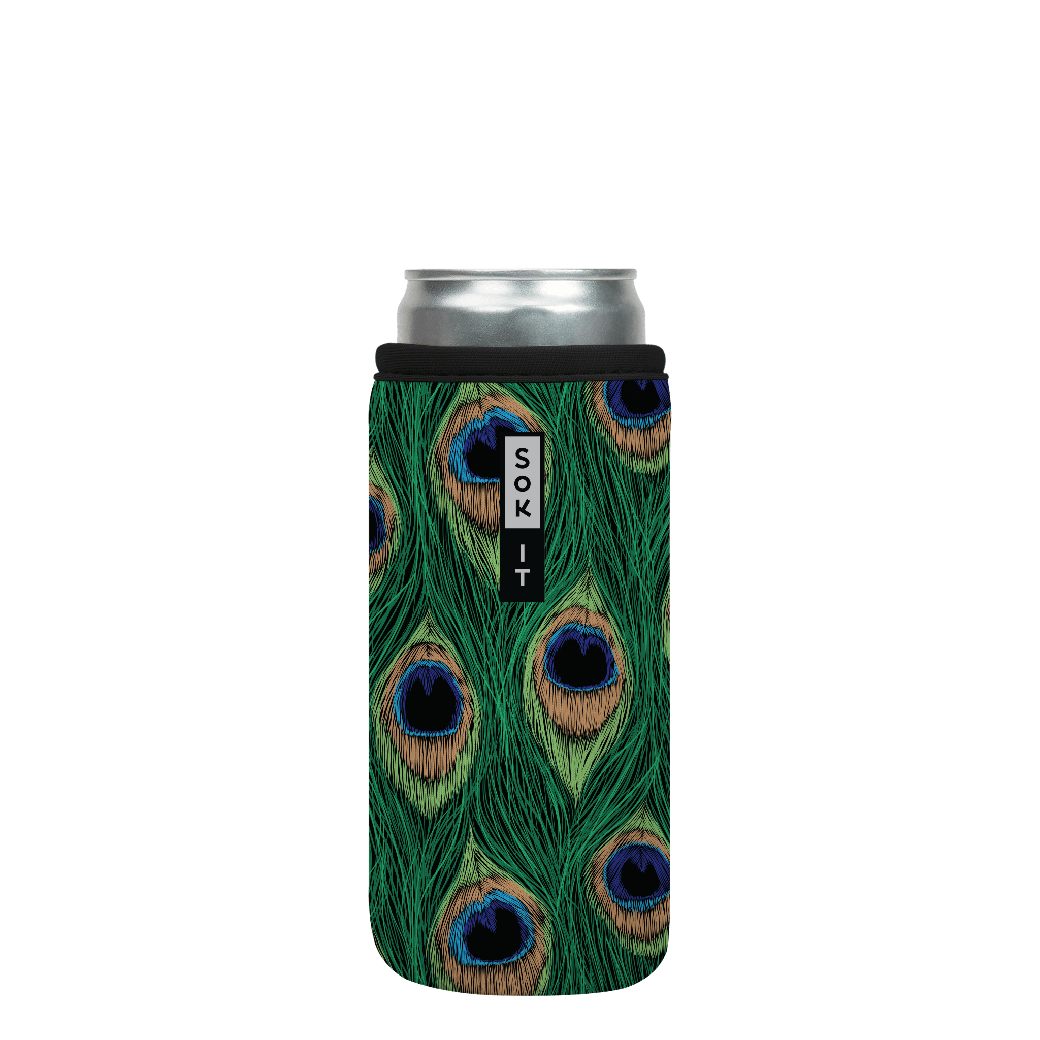 CanSok Peacock 12oz Slim Can
