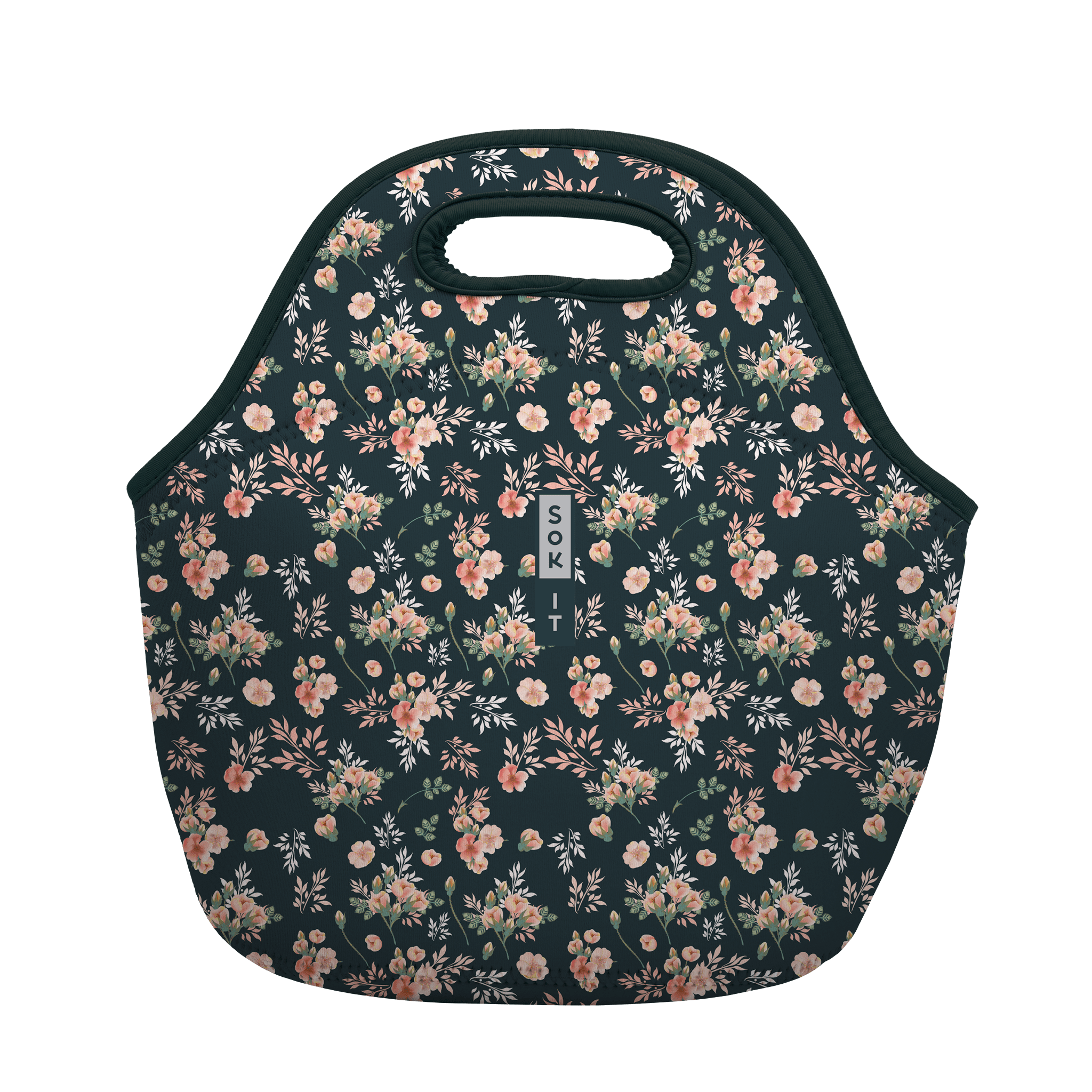LunchTote Grey Rose