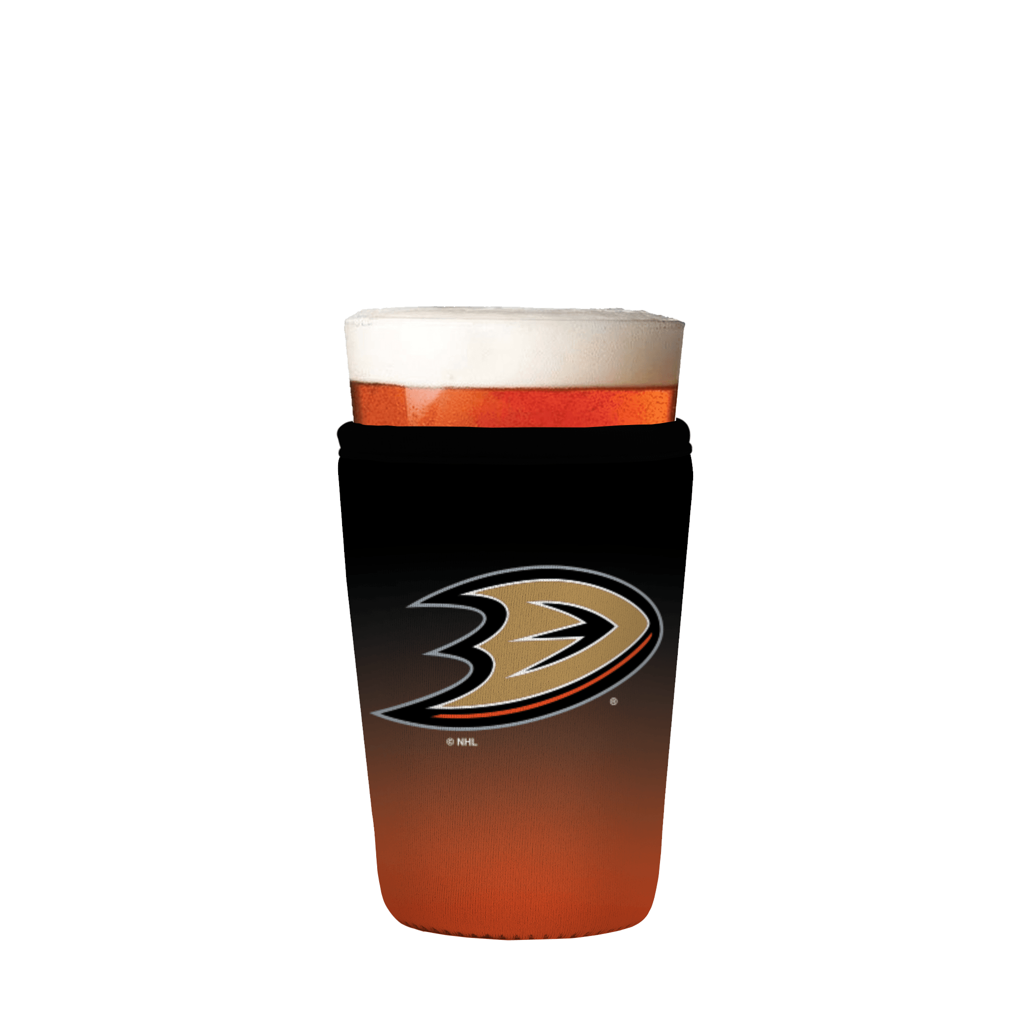 PintGlassSok NHL Anaheim Ducks Ombre 16-20oz Pint Glass